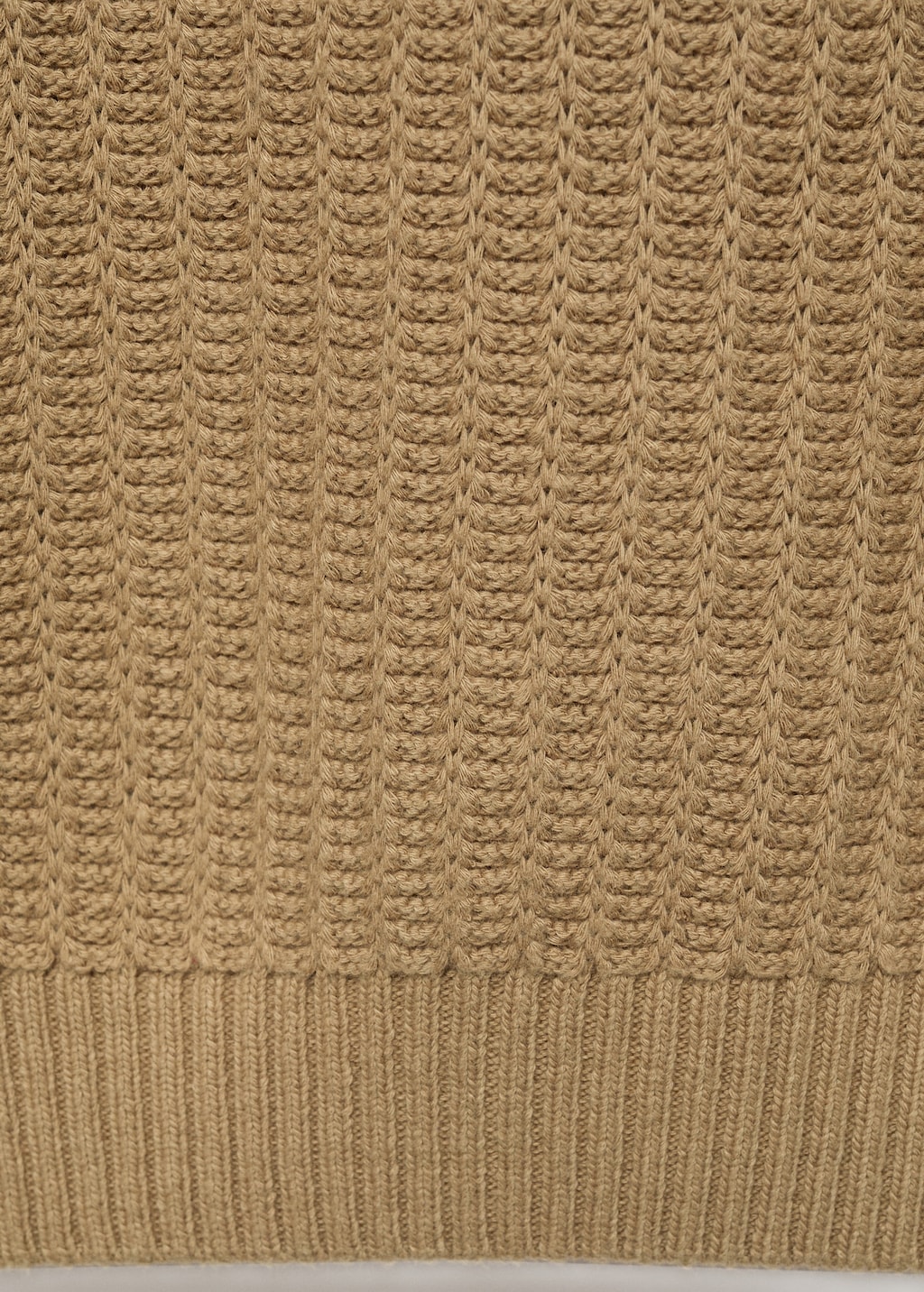 100% cotton structured sweater