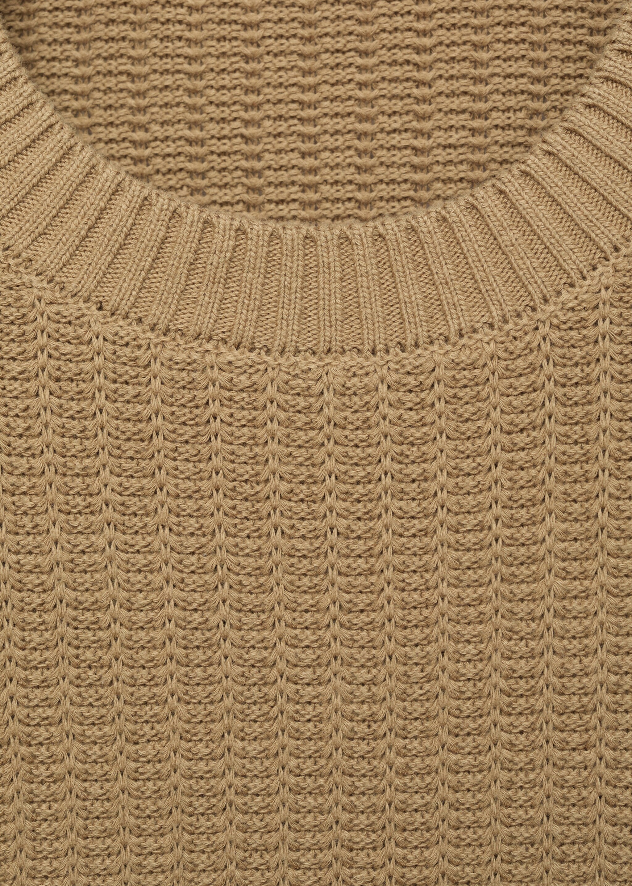 Pull-over 100 % coton maille - Détail de l'article 8, Beige. Ref: 17075147-00.