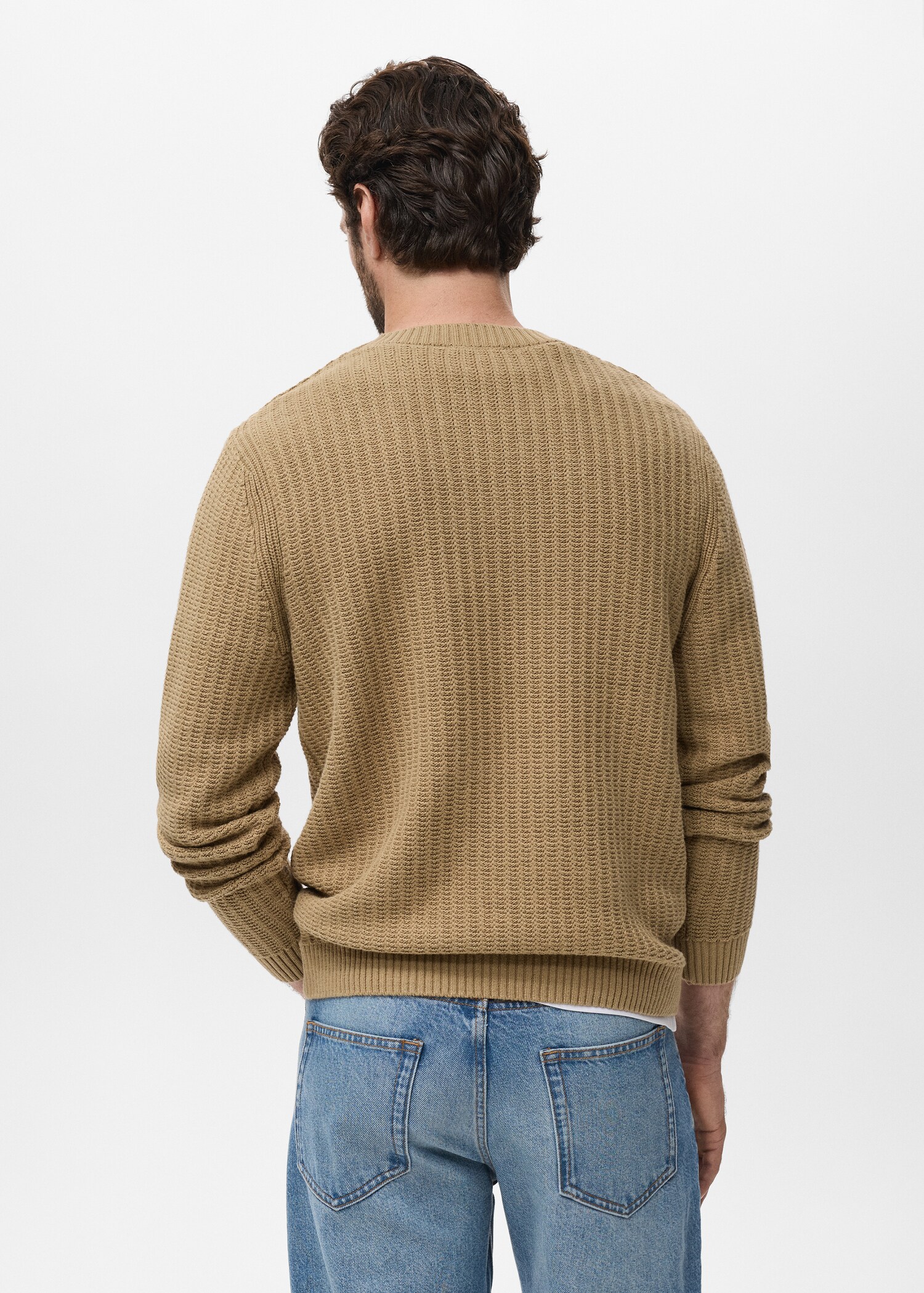 Pull-over 100 % coton maille - Verso de l’article