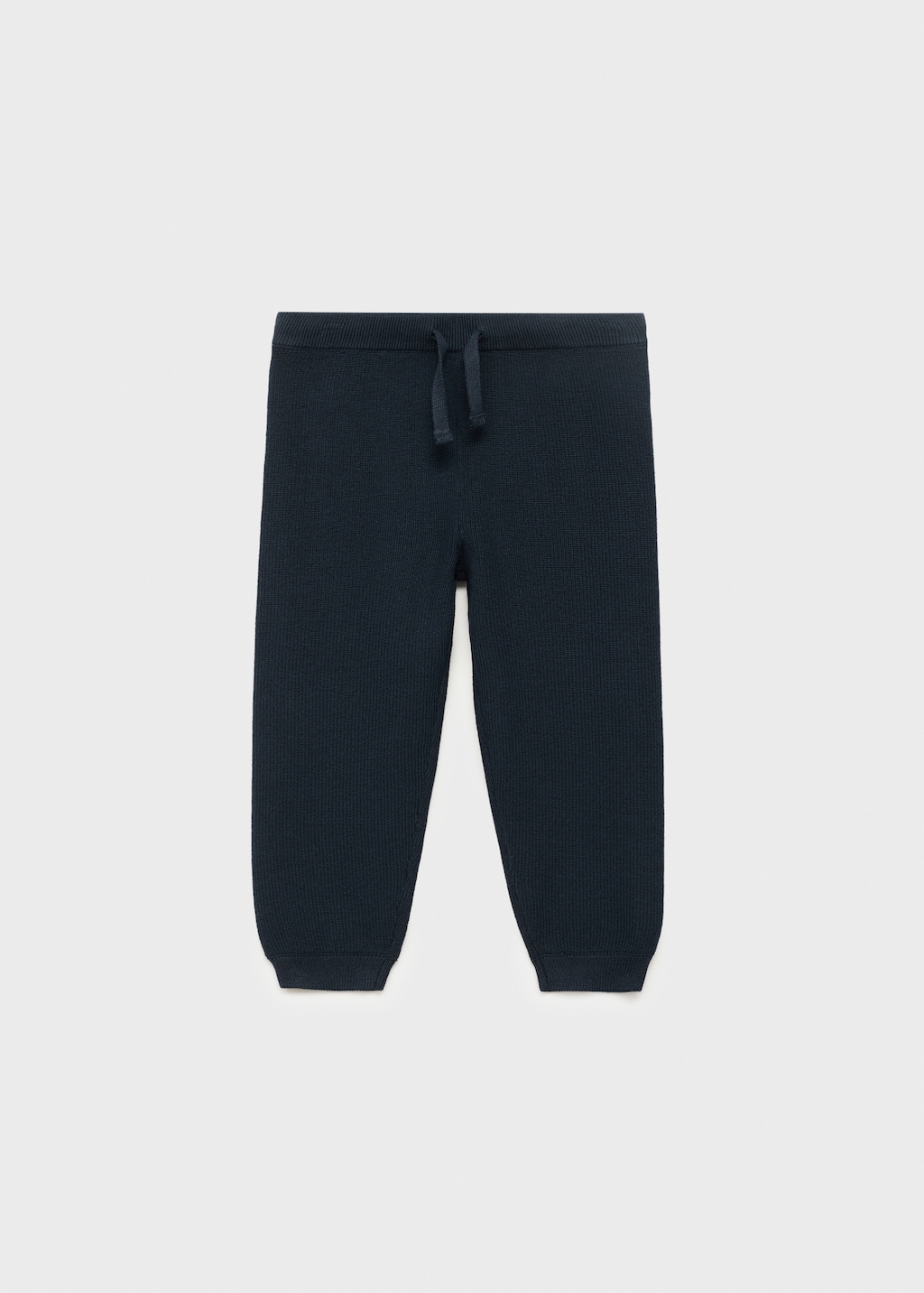 Cotton-knit trousers