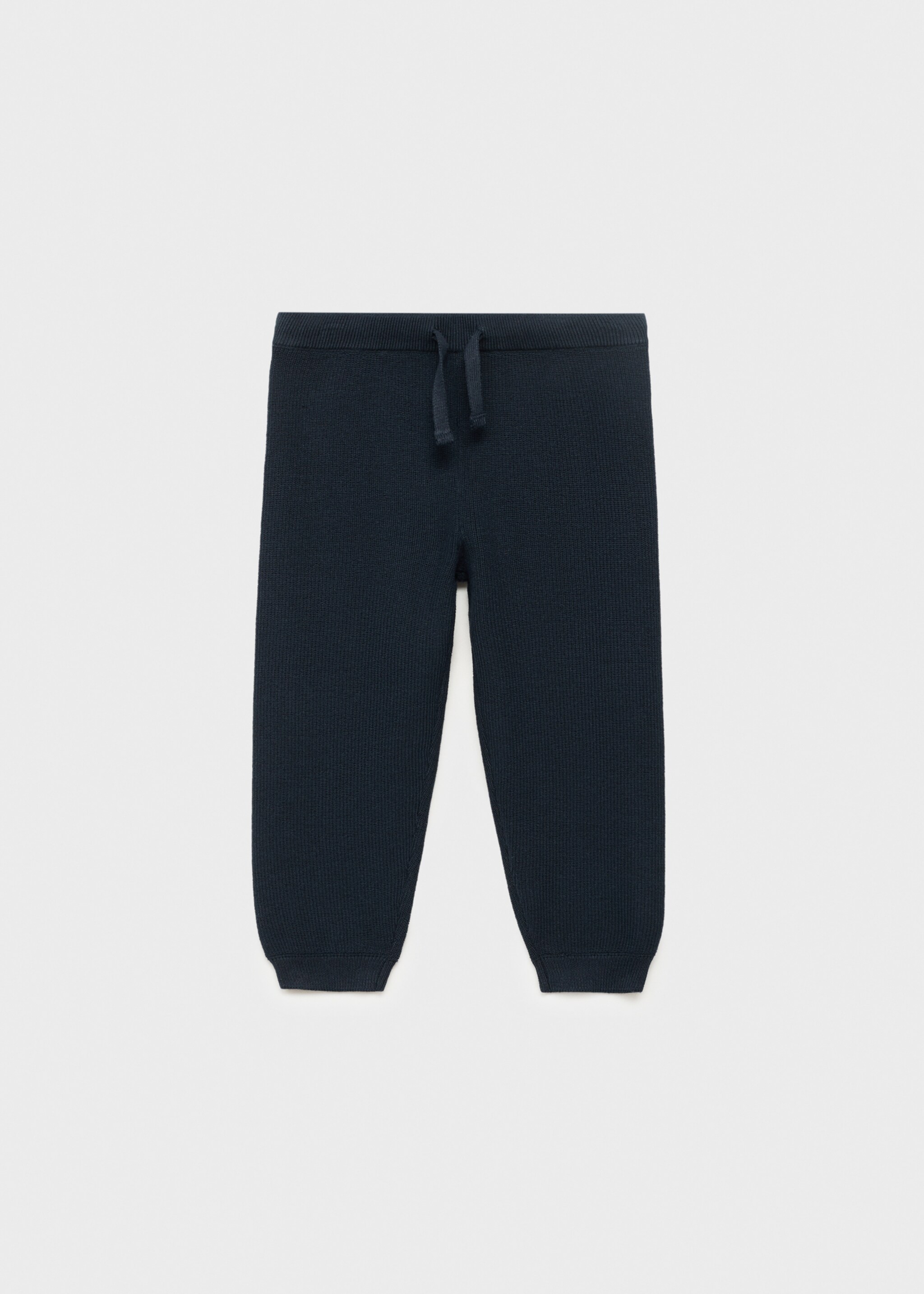 Cotton-knit trousers - Article without model