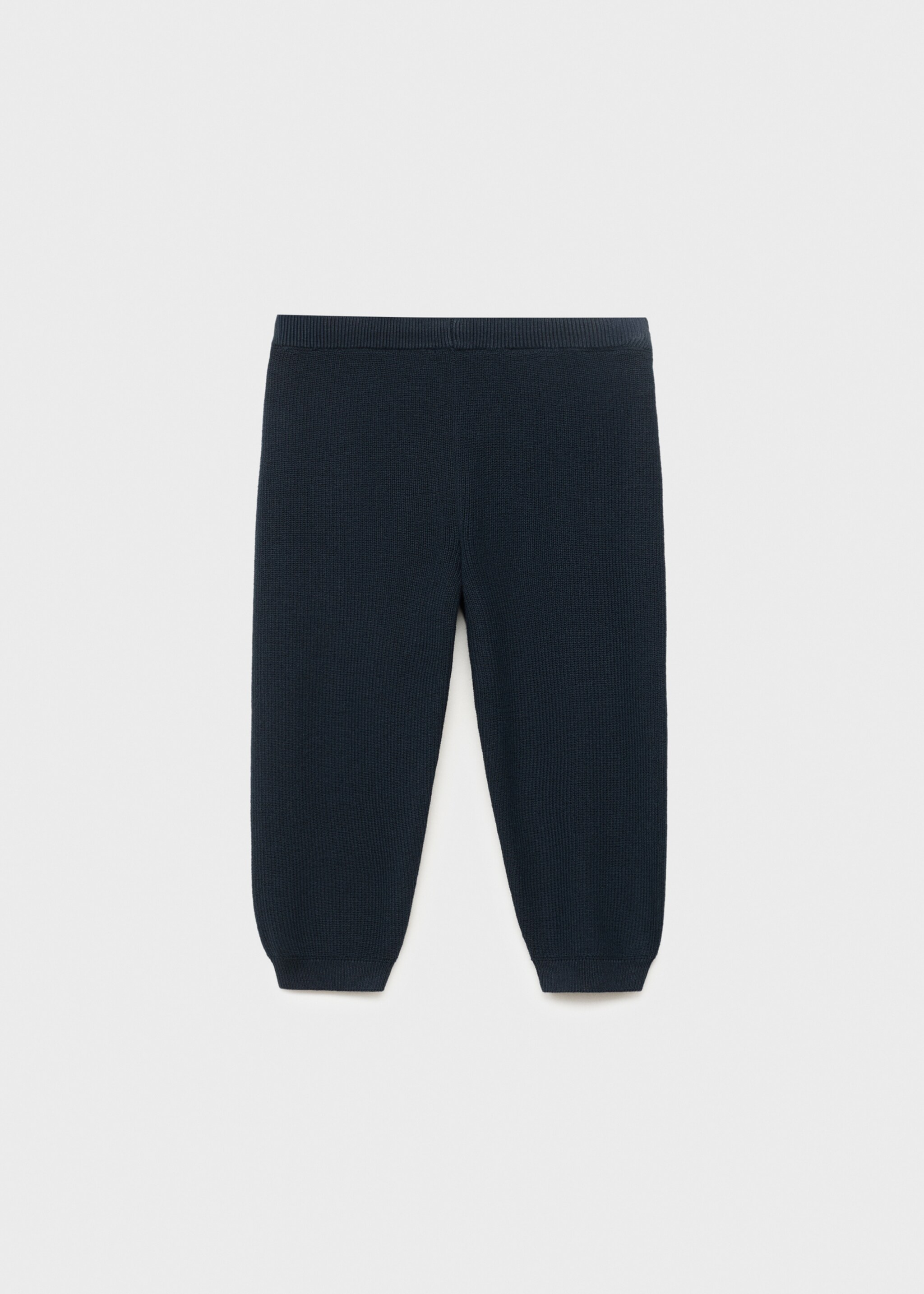 Cotton-knit trousers - Reverse of the article