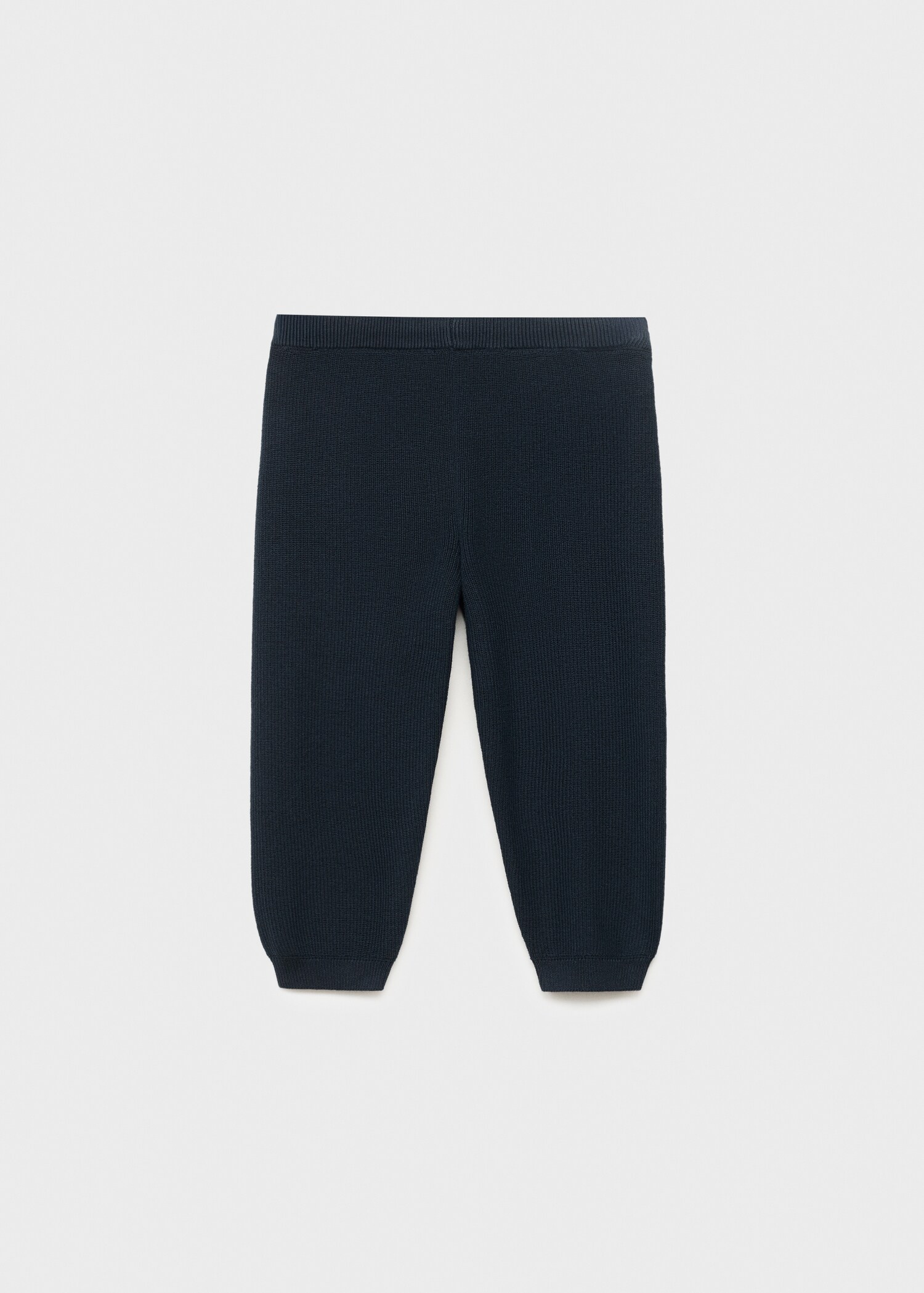 Cotton-knit trousers - Reverse of the article