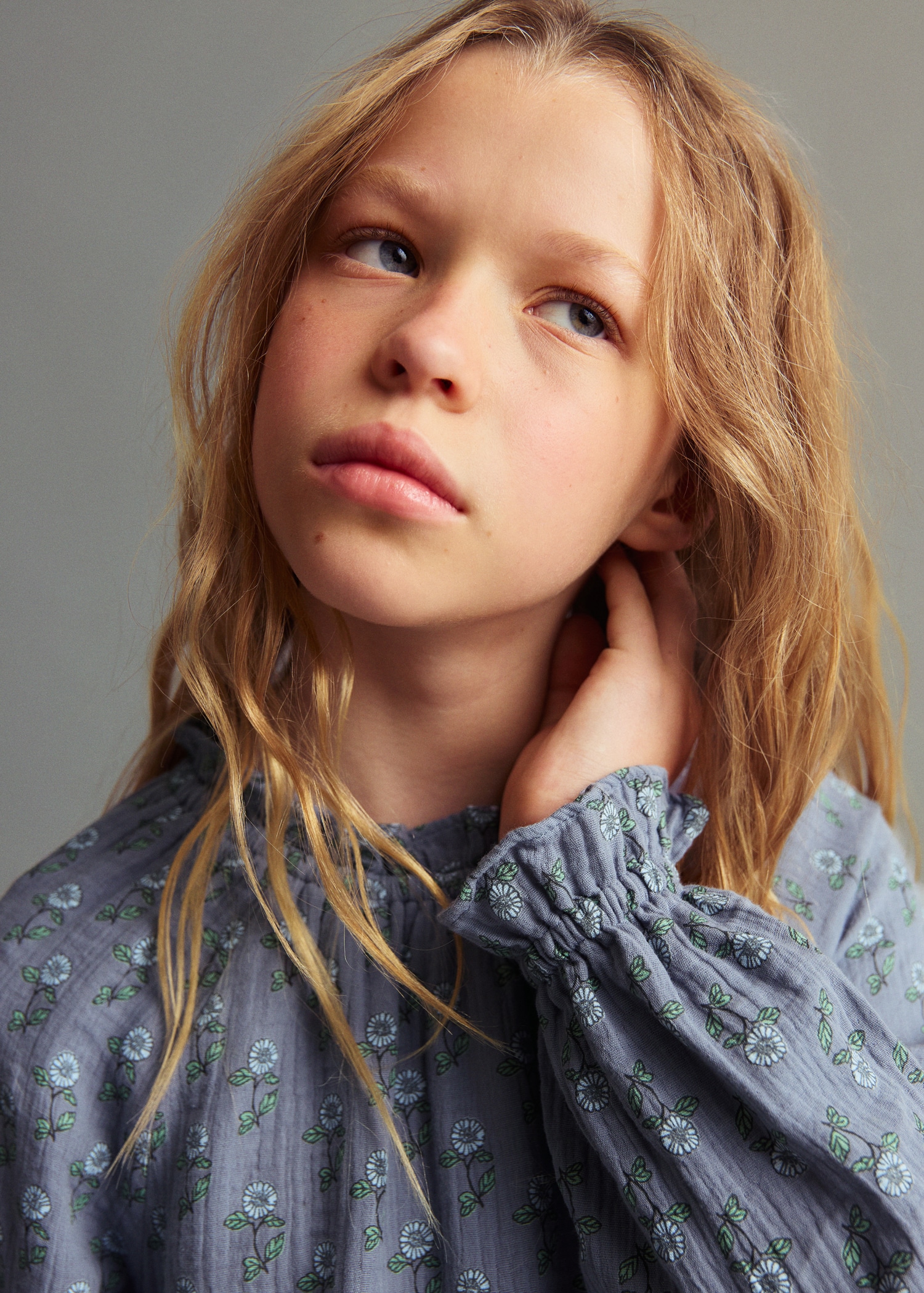 Ruffled floral dress - Details of the article 1