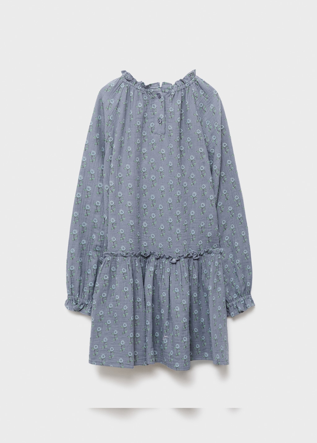 Ruffled floral dress