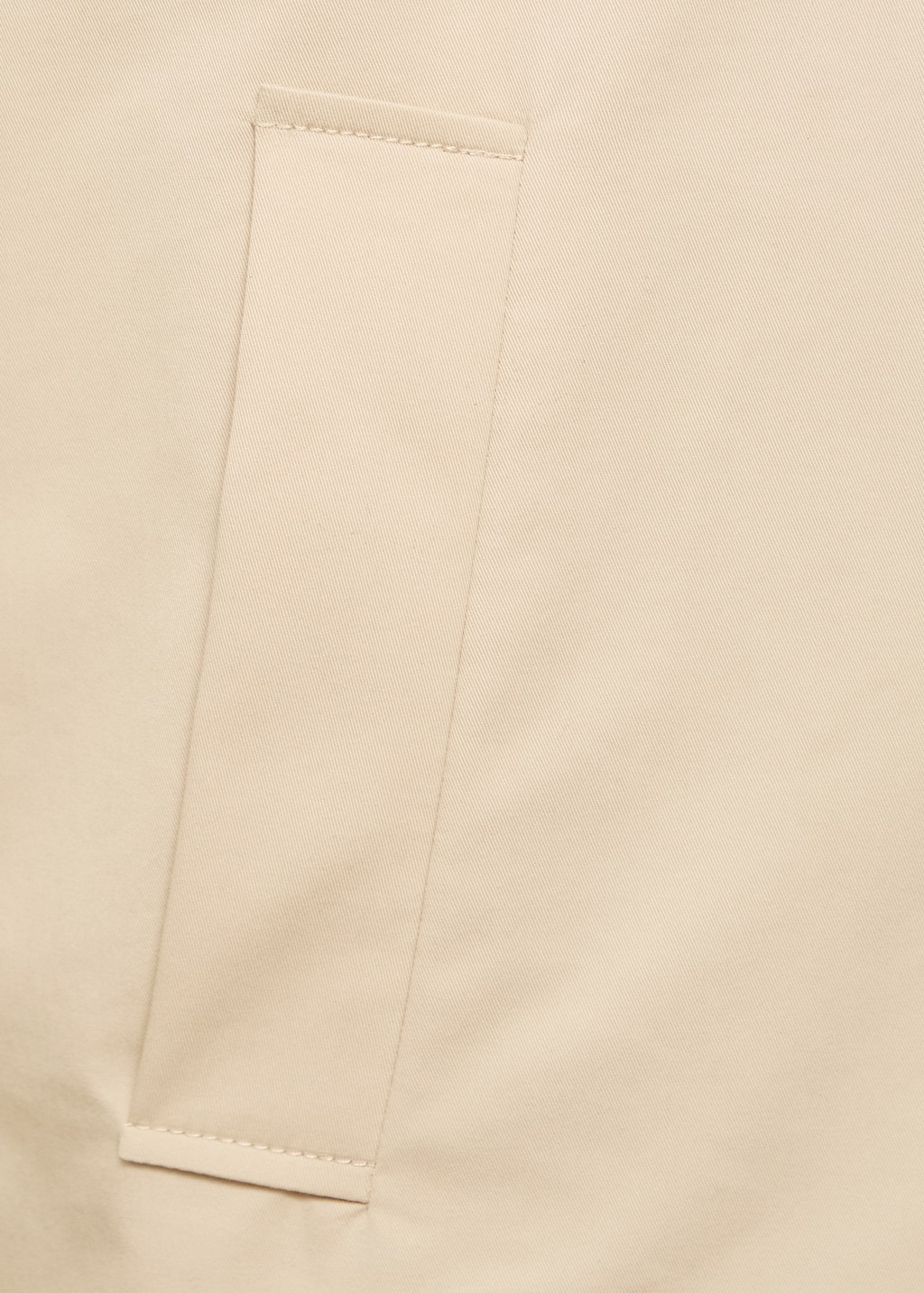 Mango Short oversized trench coat with epaulettes