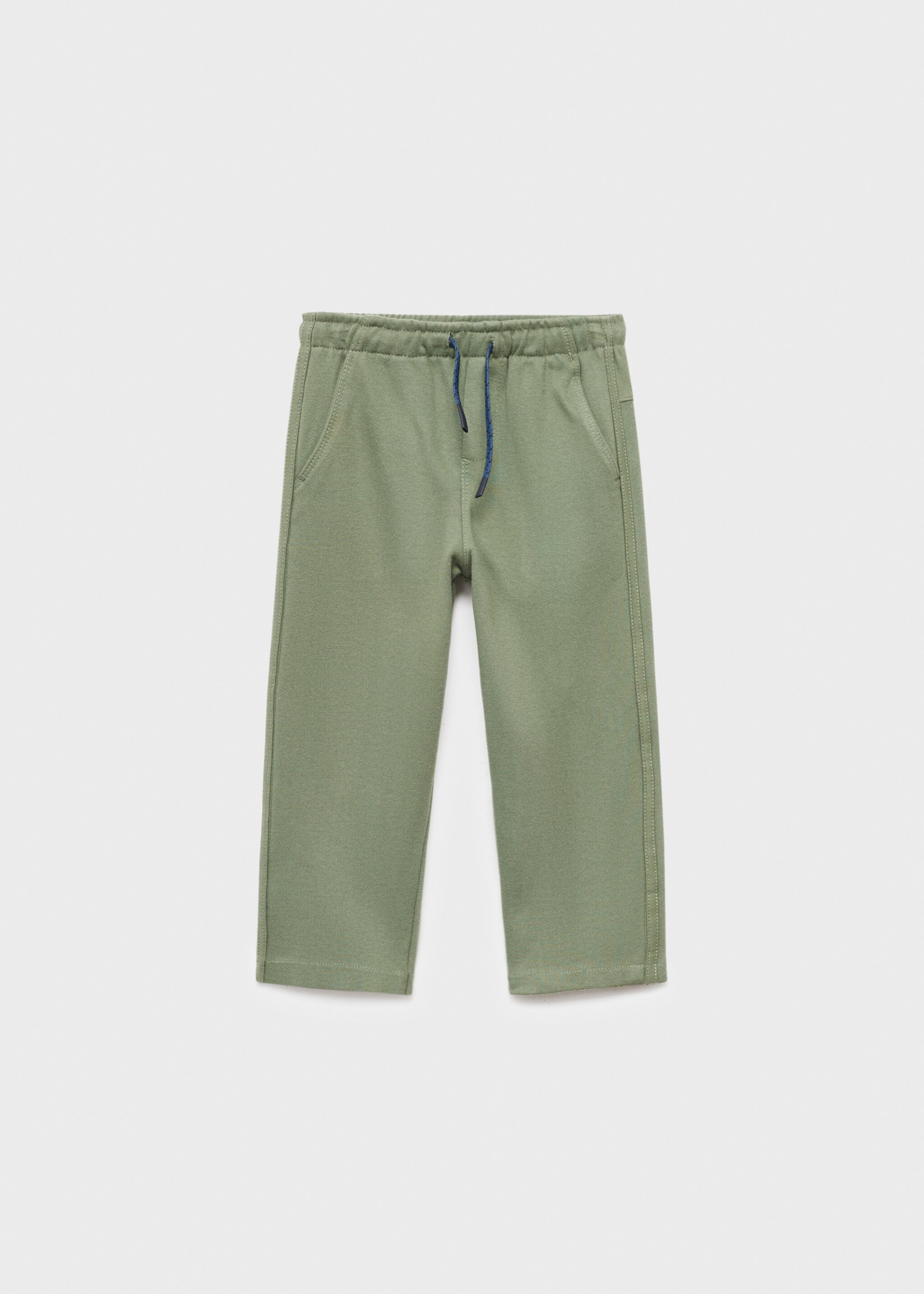 Katoenen joggingbroek met aansnoerkoord - Artikel zonder model, Groen. Ref: 17075153-00.