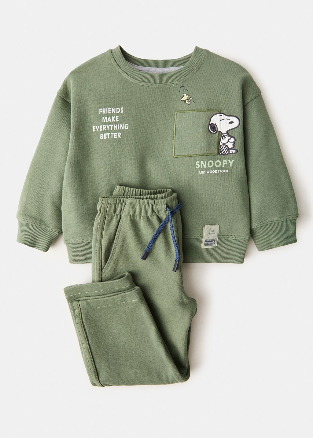 Cotton drawstring joggers