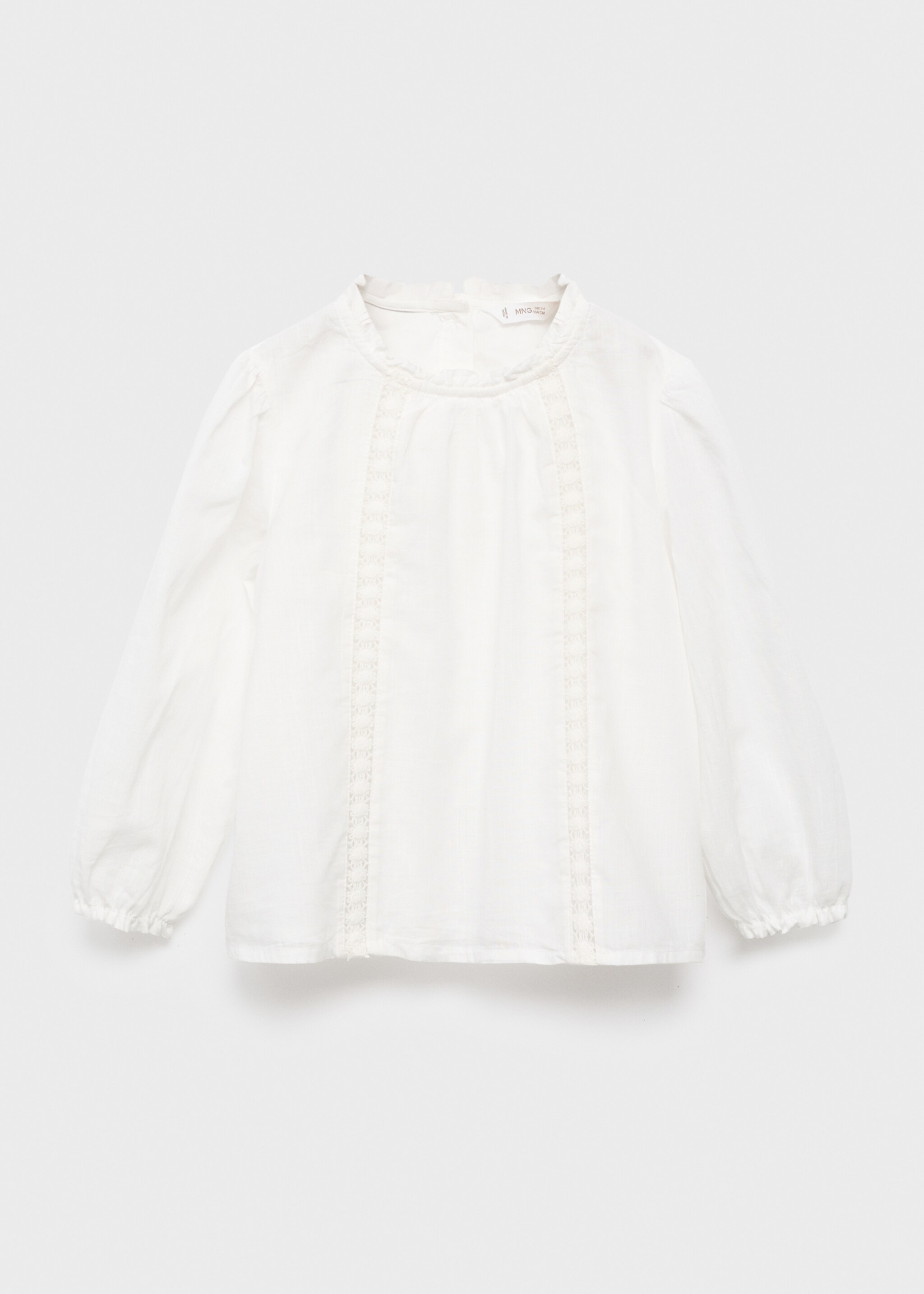 Blusa algodão bordados - Artigo sem modelo, Branco. Ref: 17075154-00.