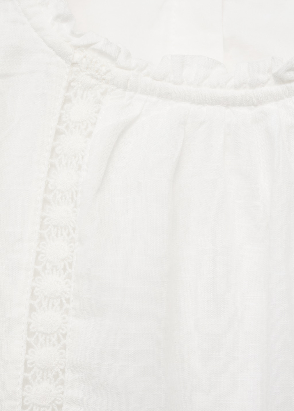 Embroidered cotton blouse