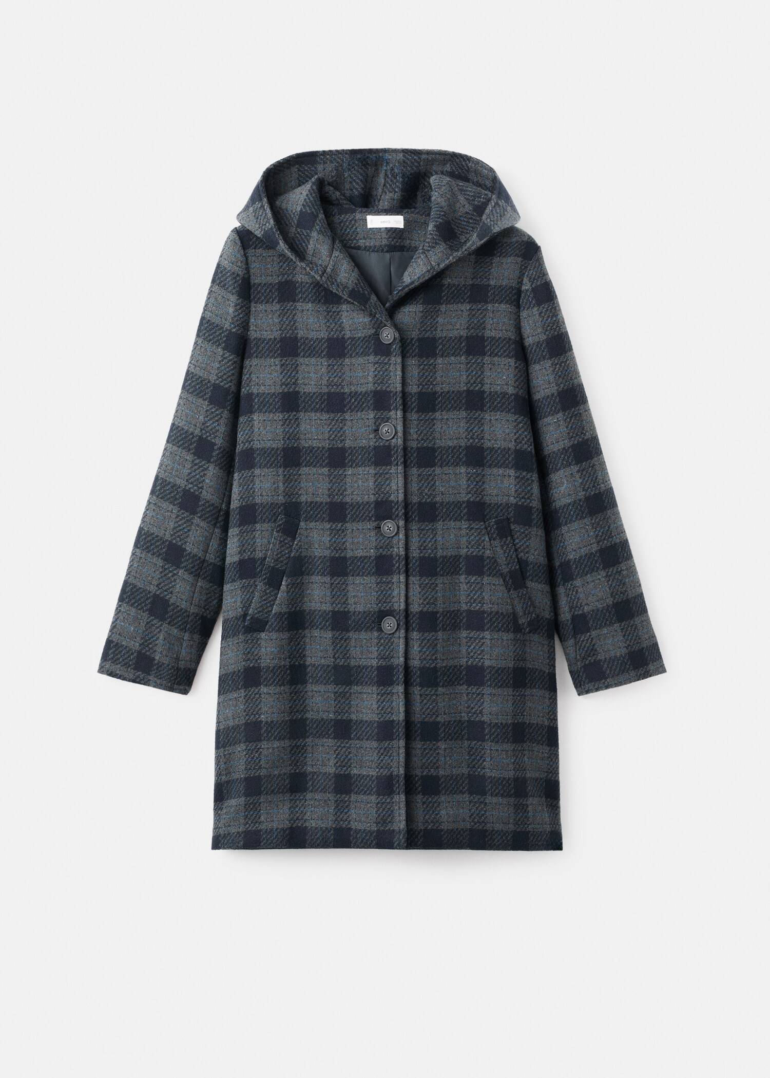 Checked cloth coat - Article without model