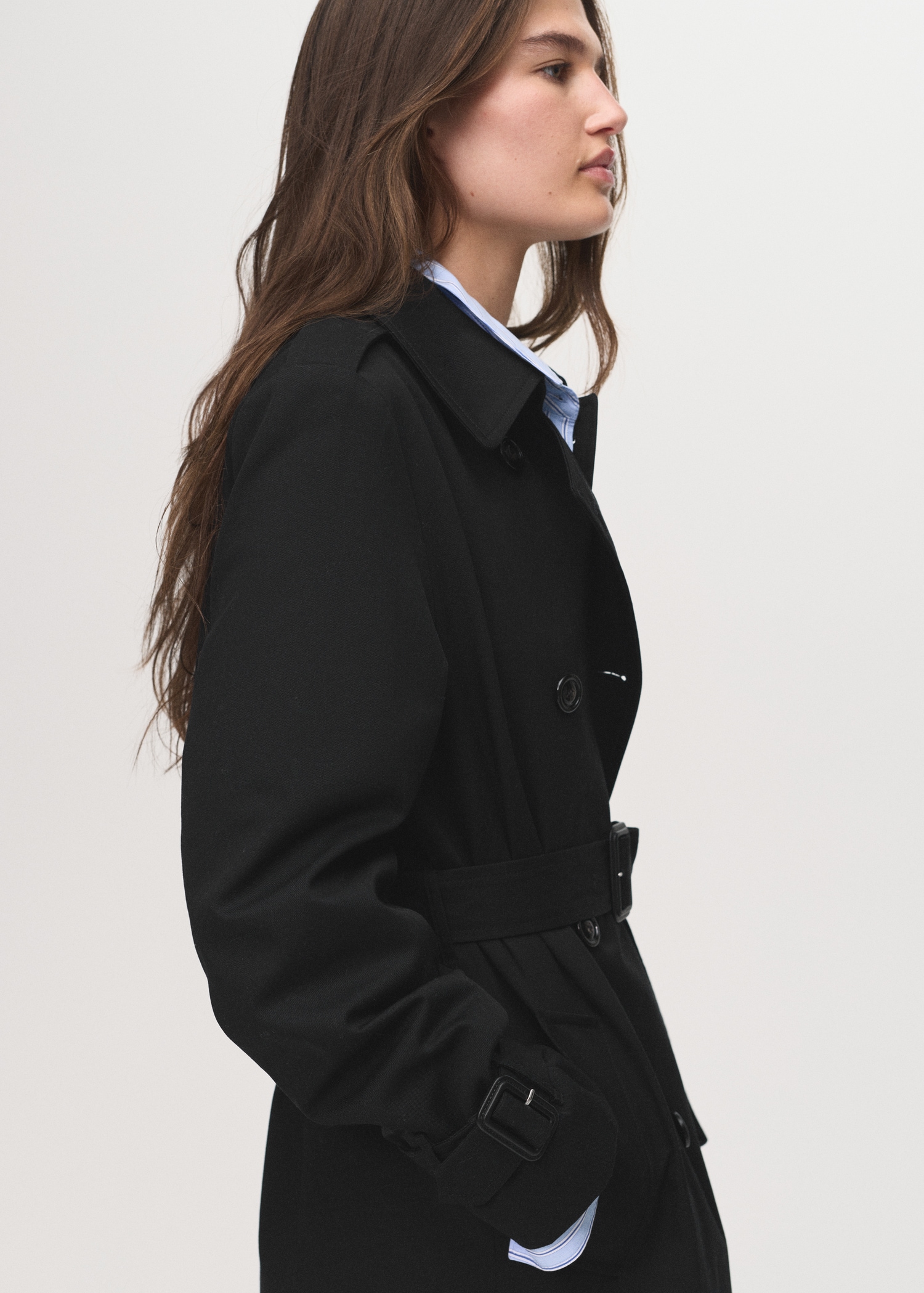 Classic trench coat with belt - Women | MANGO Hong Kong SAR of China