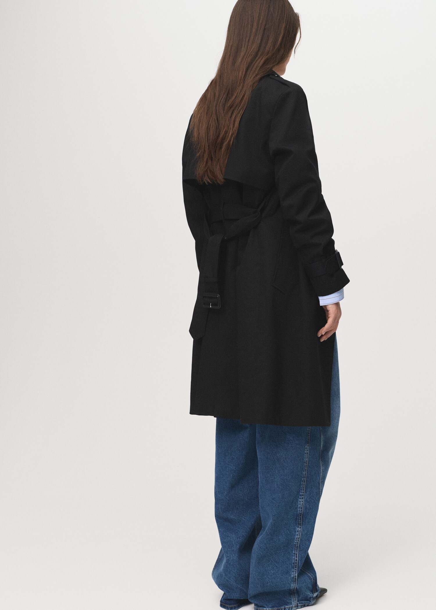 Trench classique ceinture - Verso de l’article