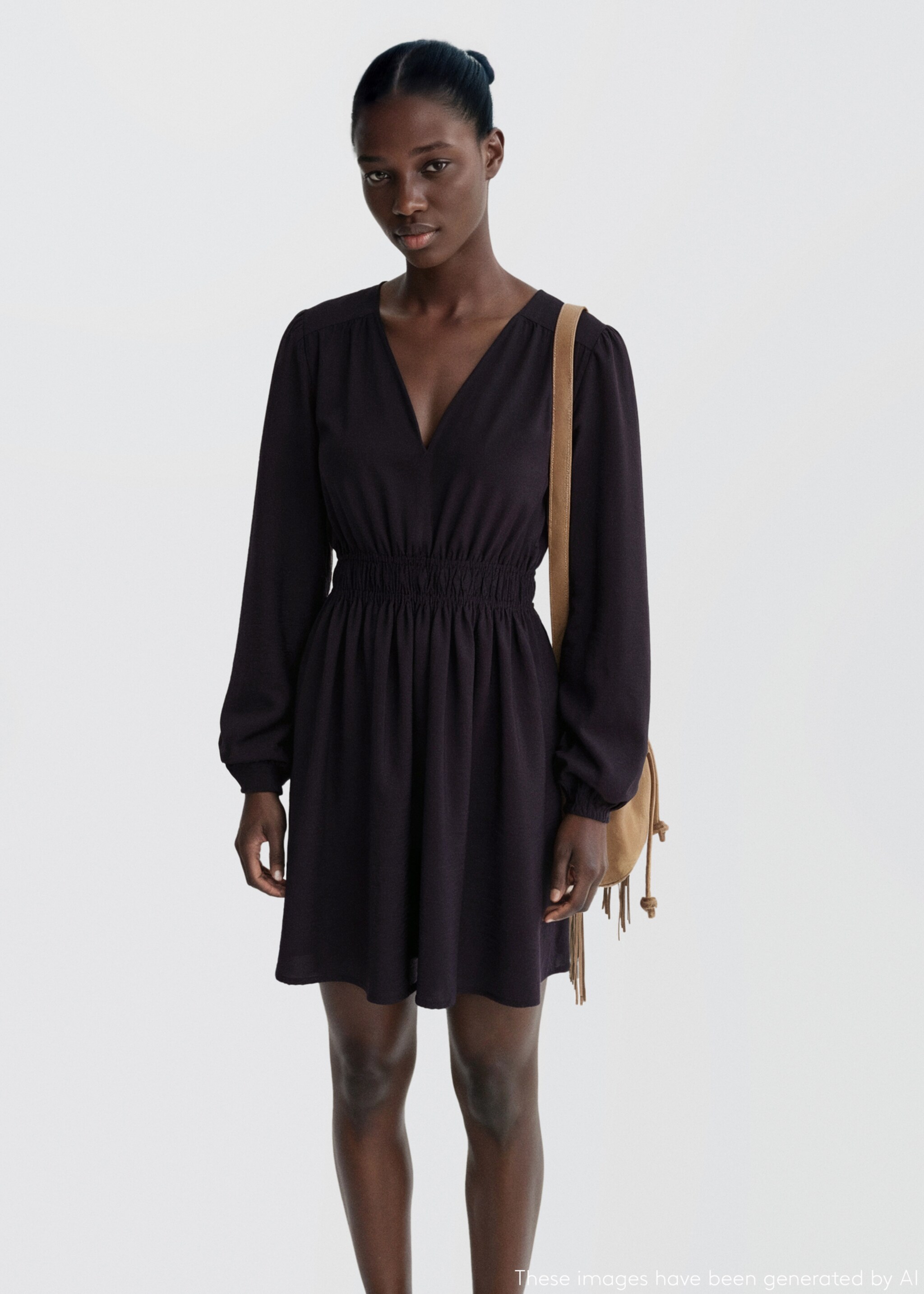Dress rachel - Medium plane, Navy. Ref: 17075791-00.