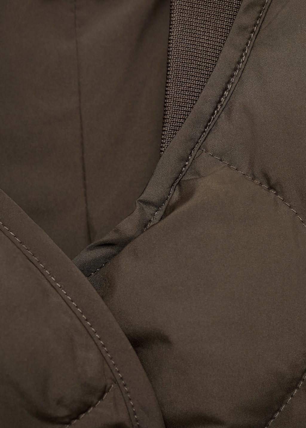 Oversized quilted anorak