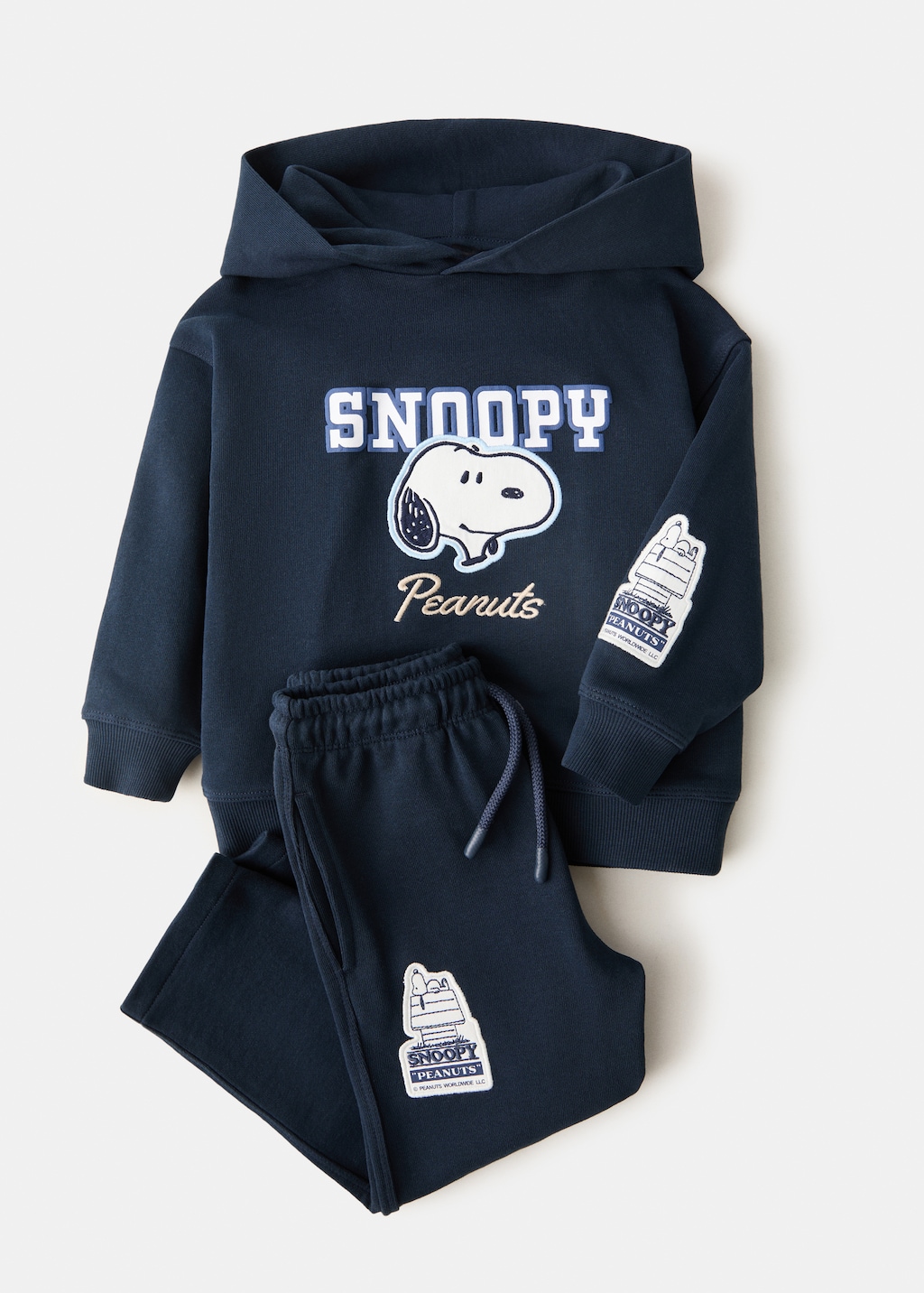 Snoopy embroidered joggers