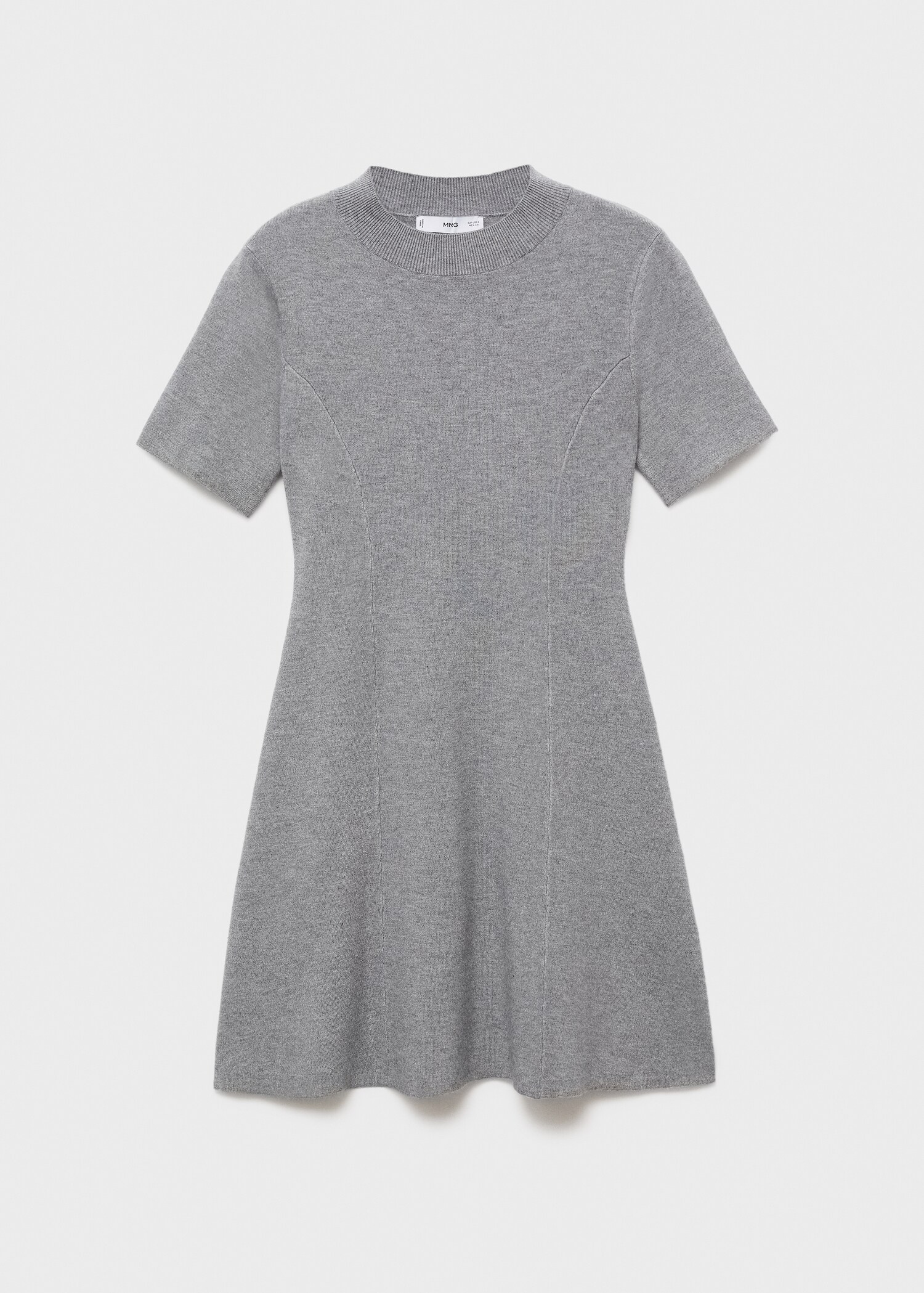 Fine-knit flared dress - Article without model