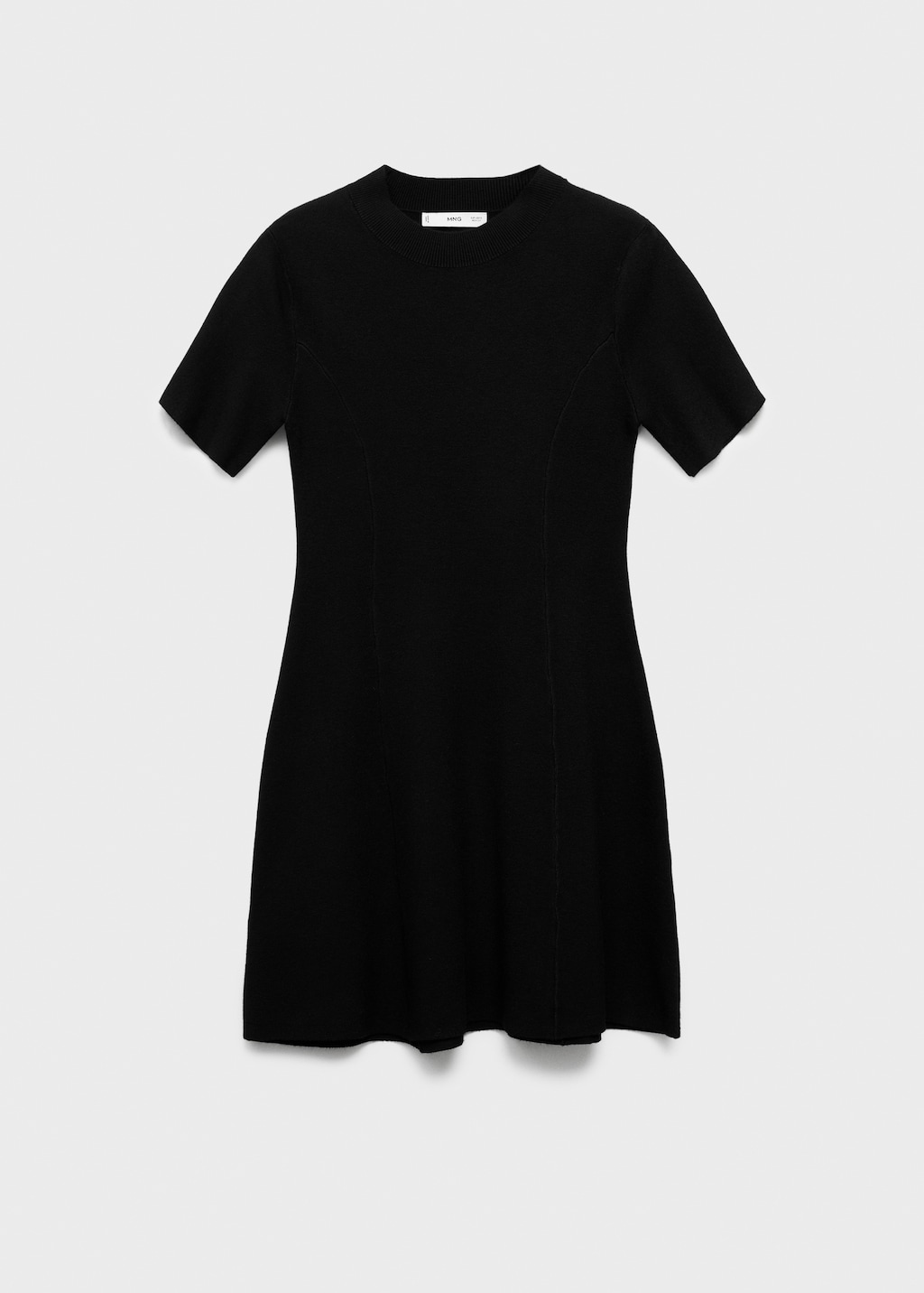Fine-knit flared dress - image 5
