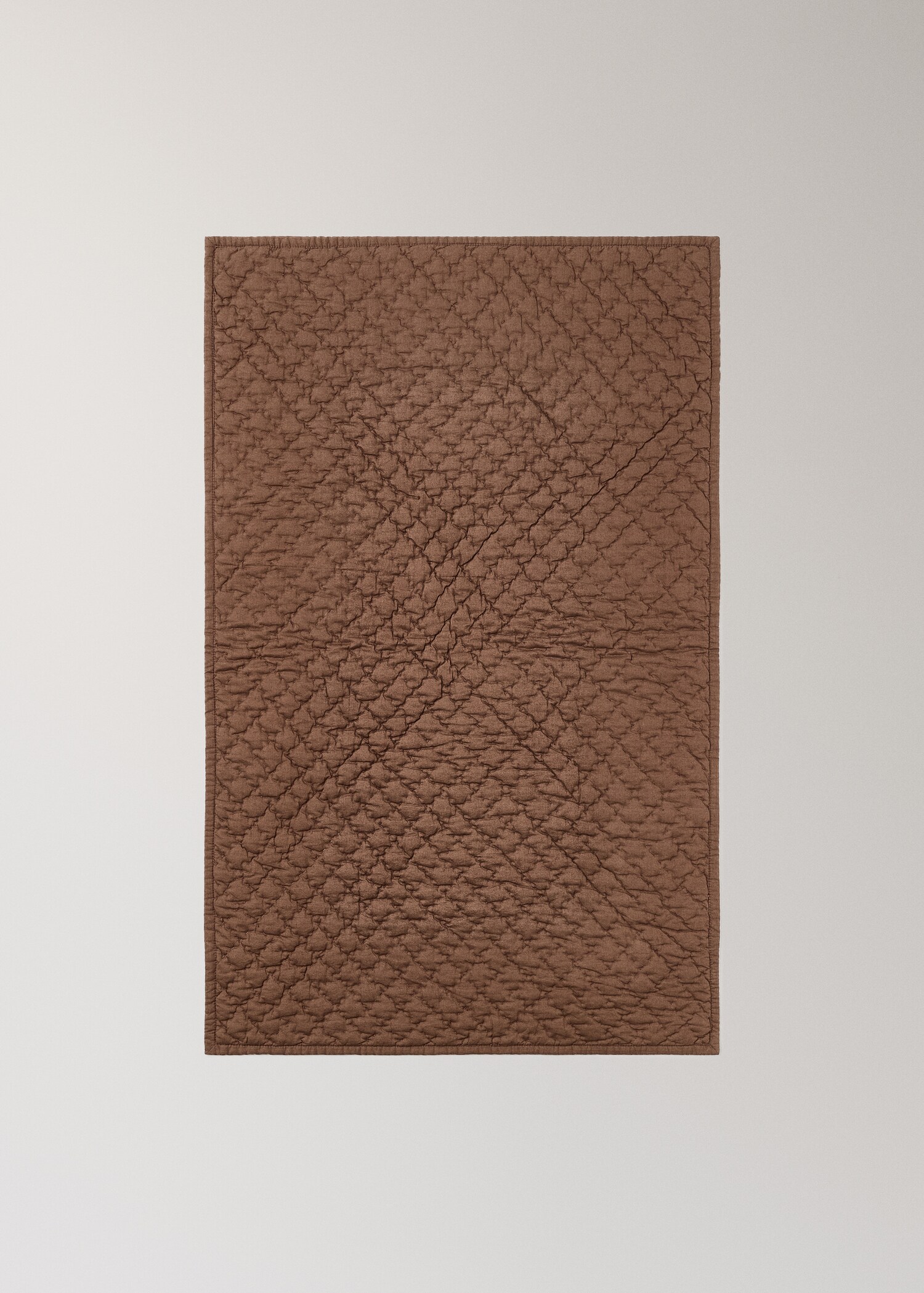 Hand-stitched cotton bedspread for cot - Details of the article 3