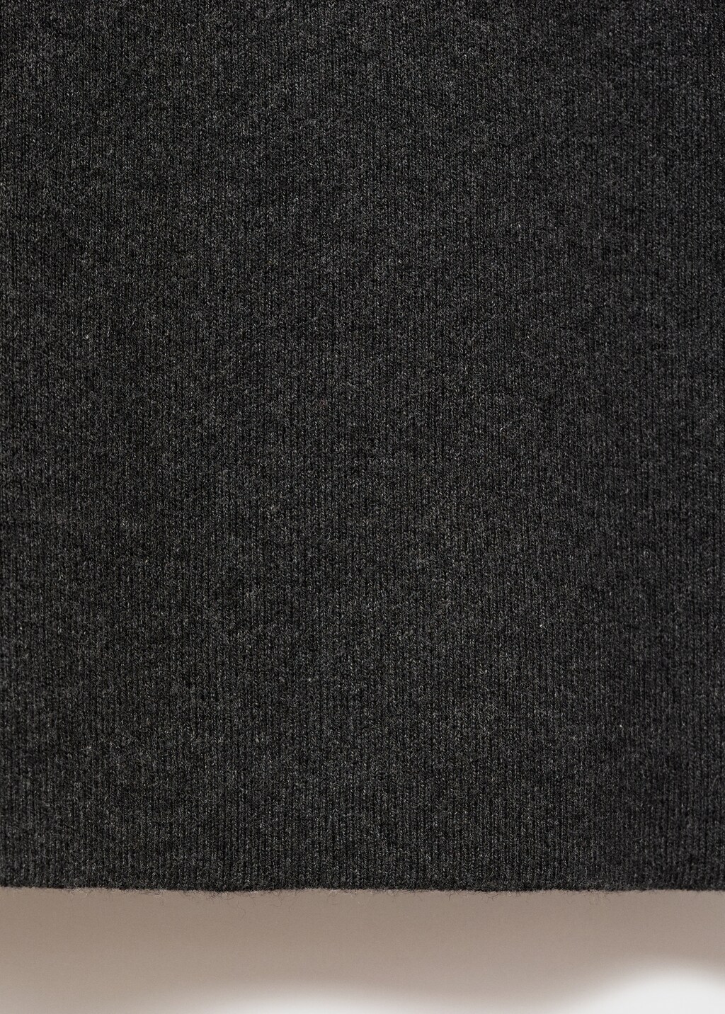 Knitted dress with polo neck