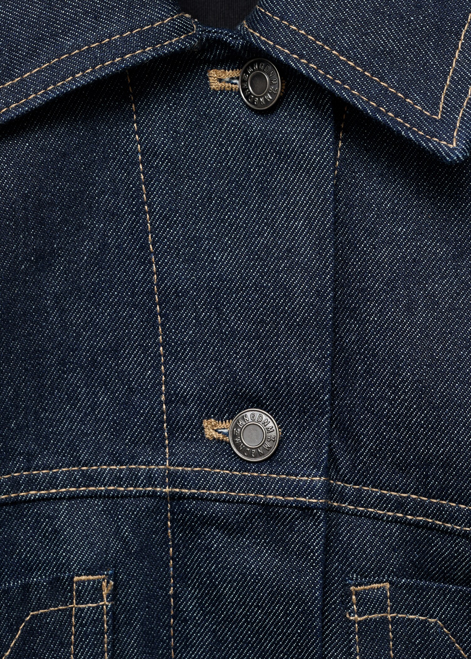 Veste denim coutures décoratives - Détail de l'article 8