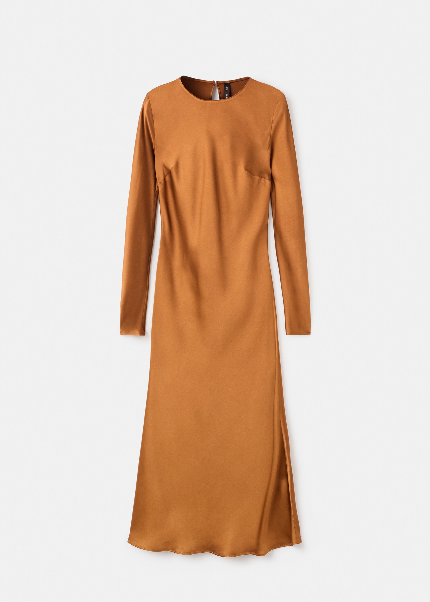Long satin dress - Article without model