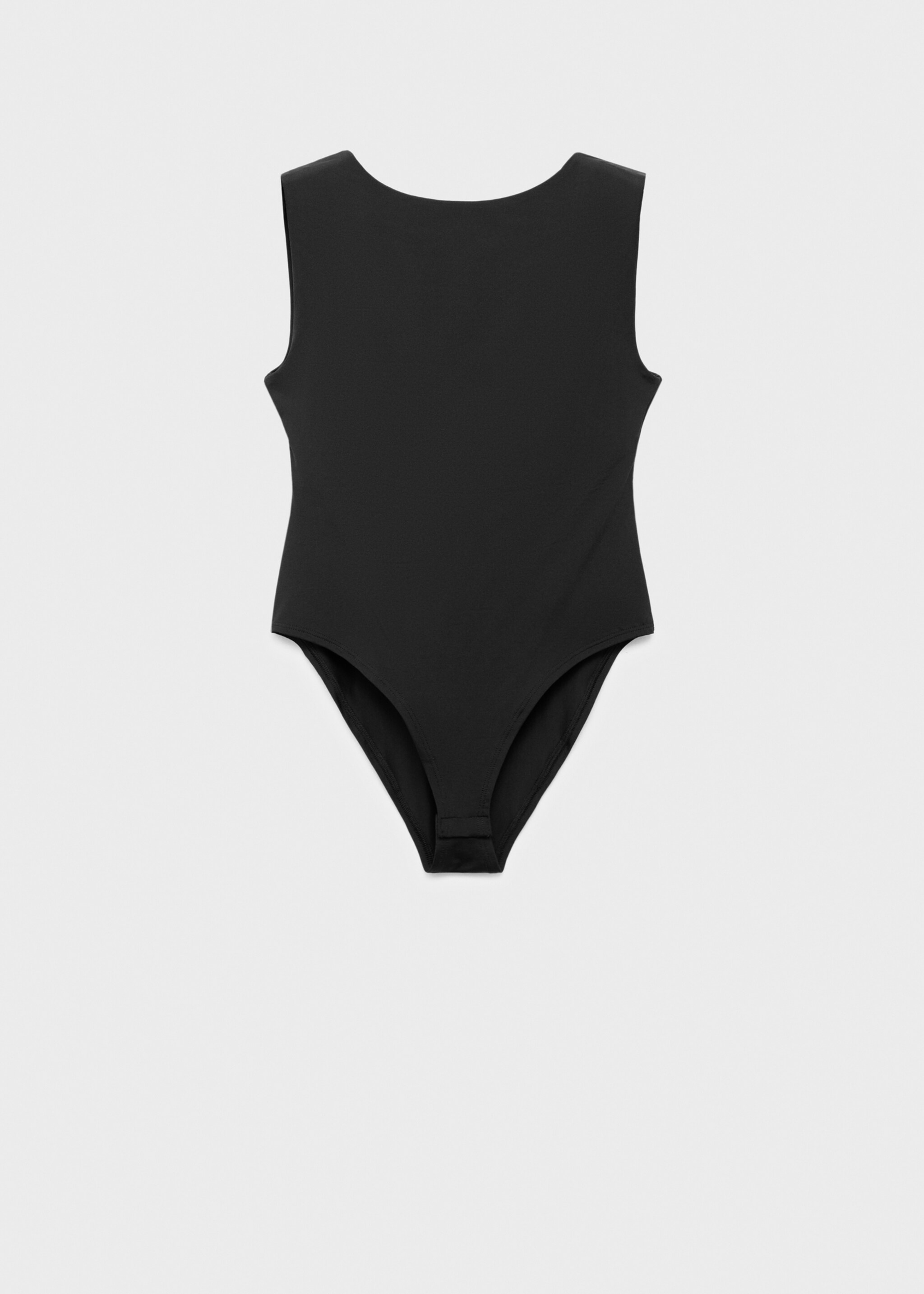 Elastic plain body - Article without model, Black. Ref: 17075817-00.