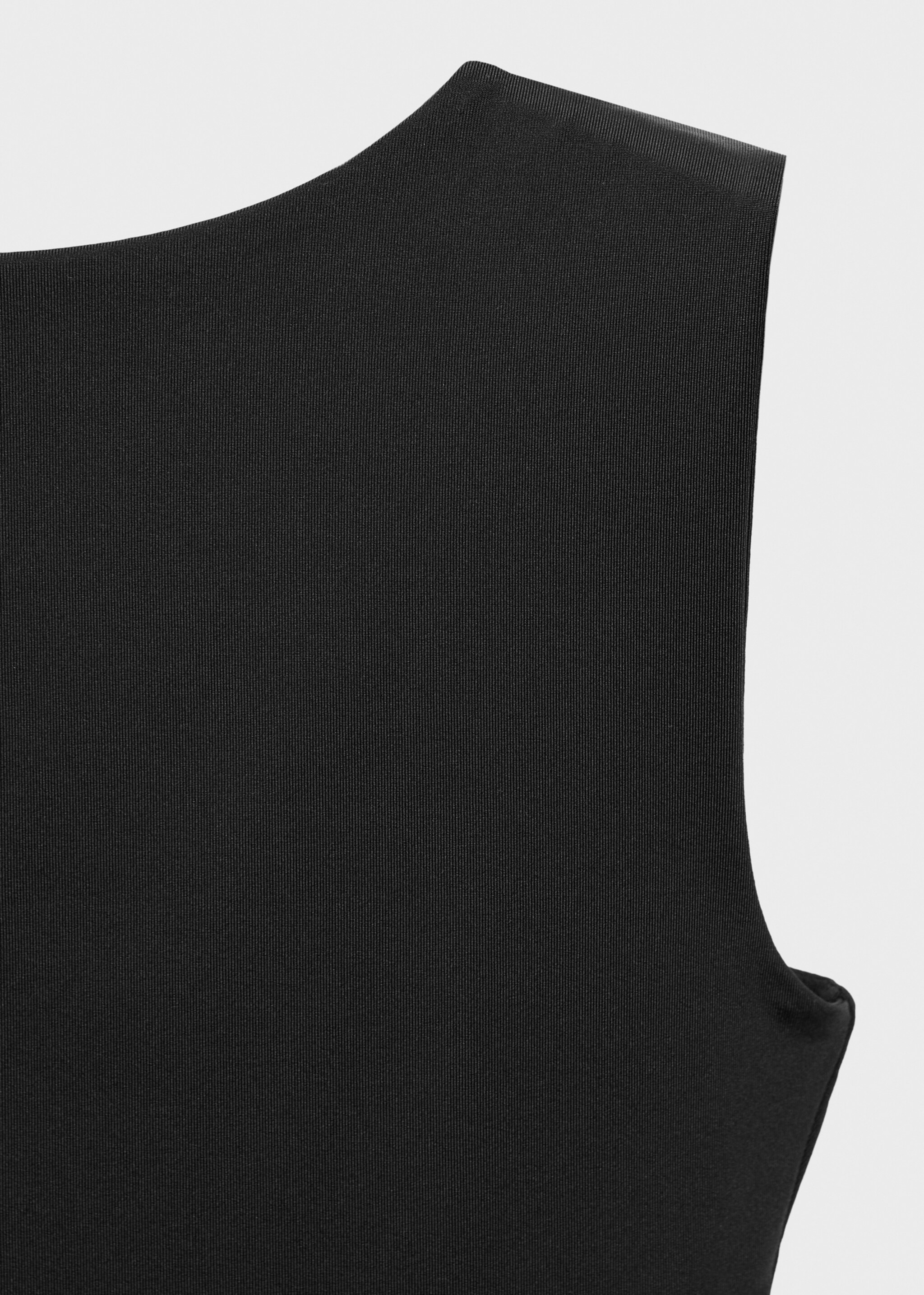 Elastic plain body - Details of the article 8, Black. Ref: 17075817-00.