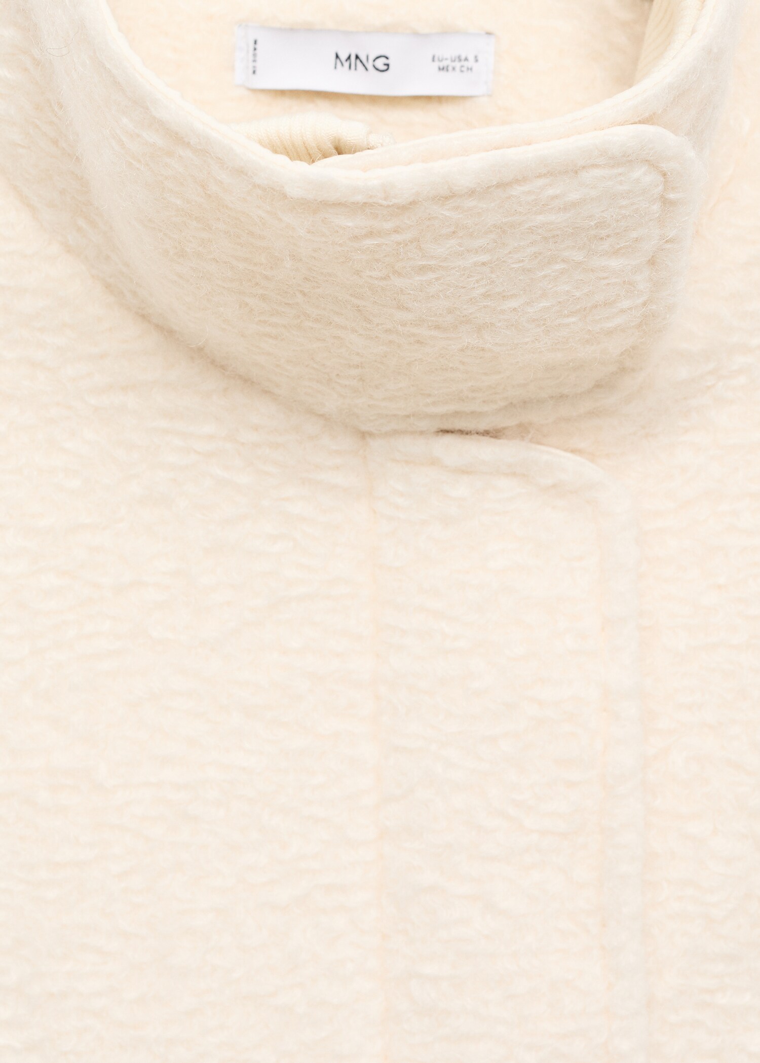 Bouclé jacket with high neck - Details of the article 0