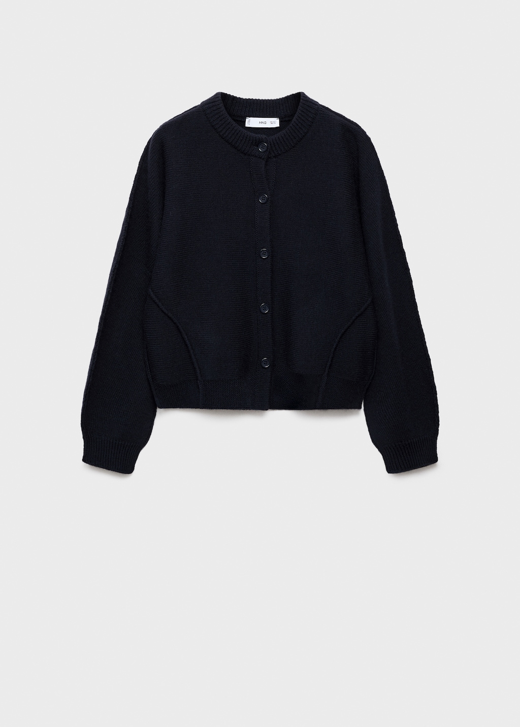 Straight-fit cardigan with buttons