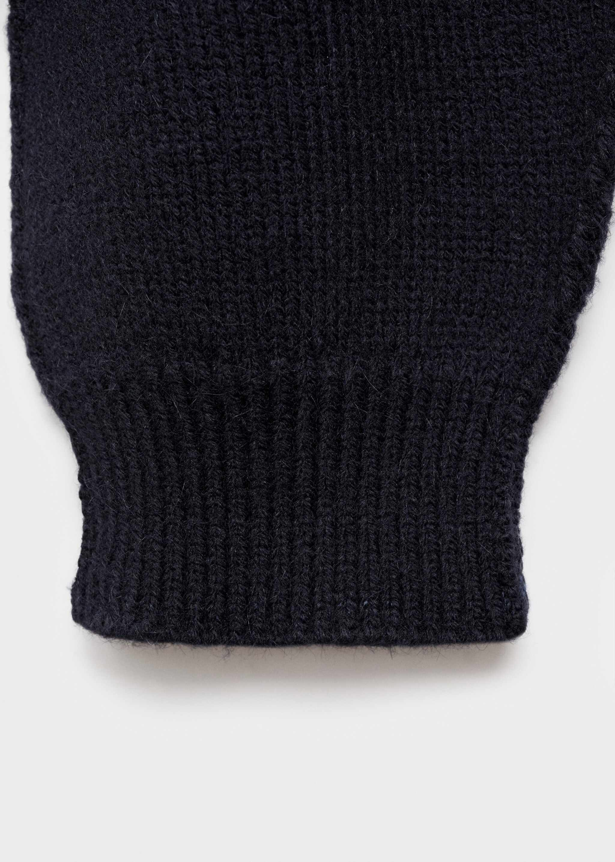 Straight-fit cardigan with buttons - Details of the article 0, Dark Navy. Ref: 17075823-00.