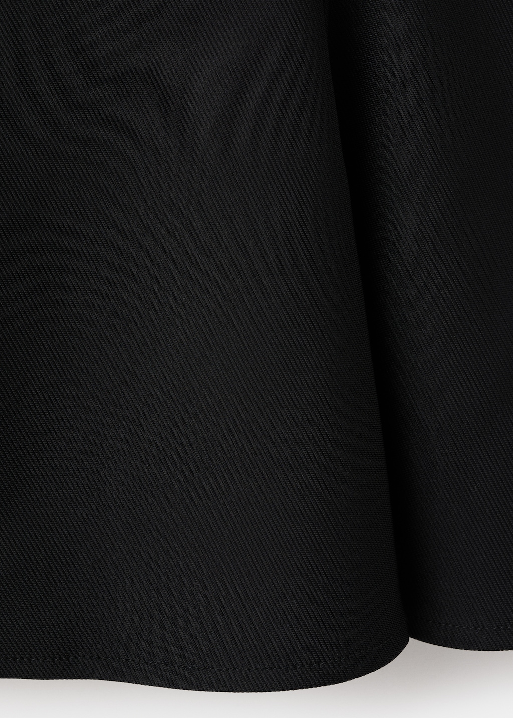 Strapless peplum top