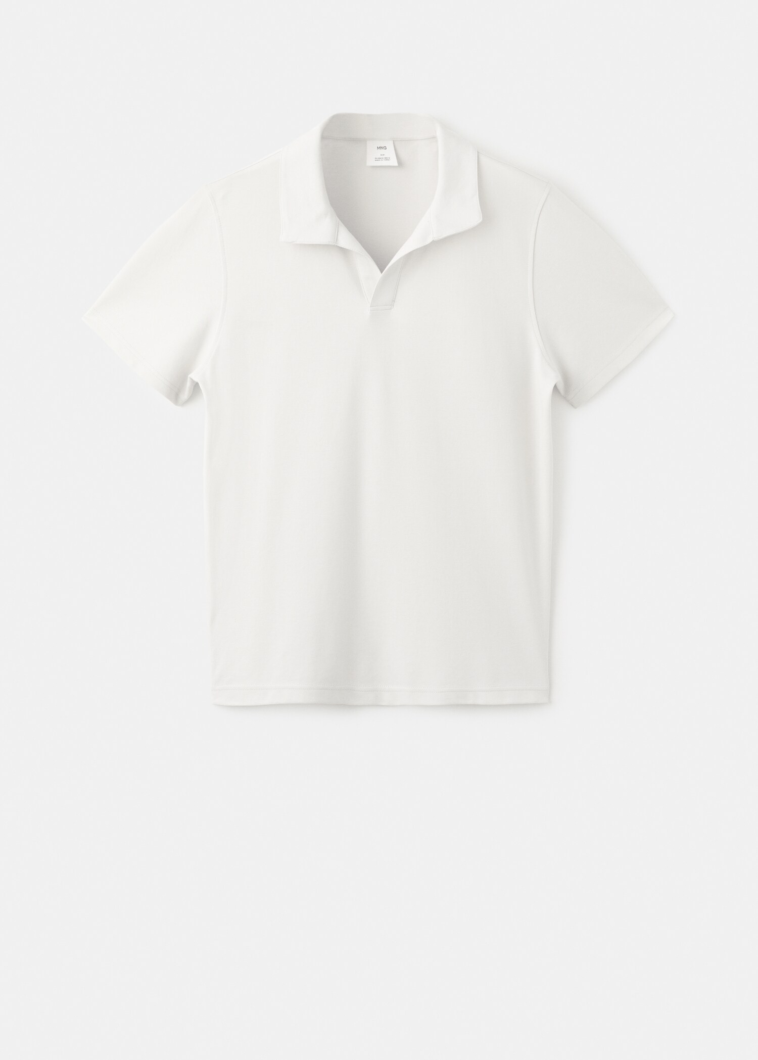 Cotton piqué polo shirt - Article without model