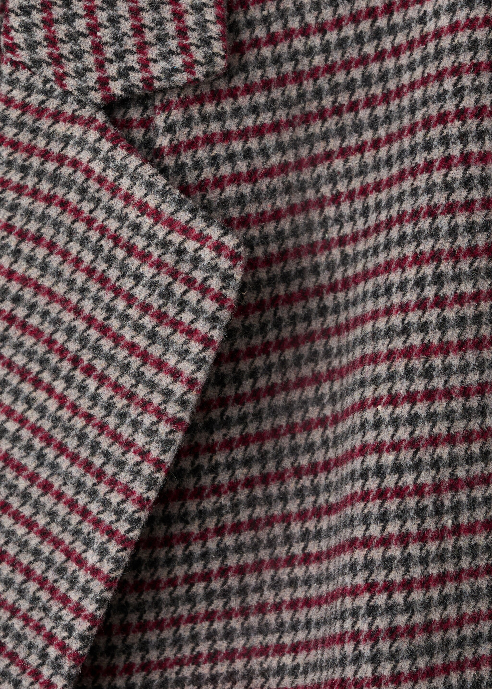 Tweed wool coat - Details of the article 0, Grey. Ref: 17075967-00.