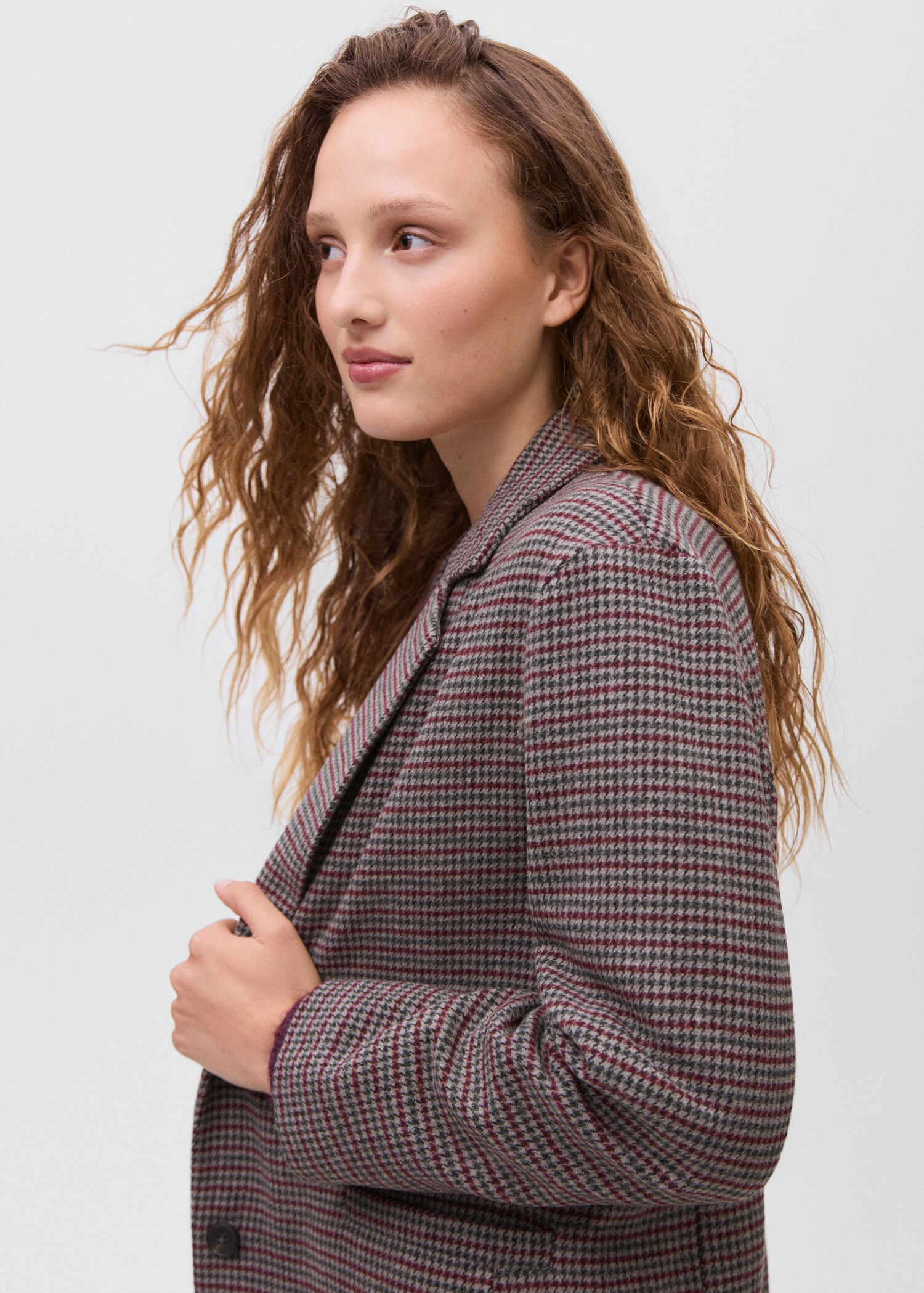 Tweed wool coat - Details of the article 1
