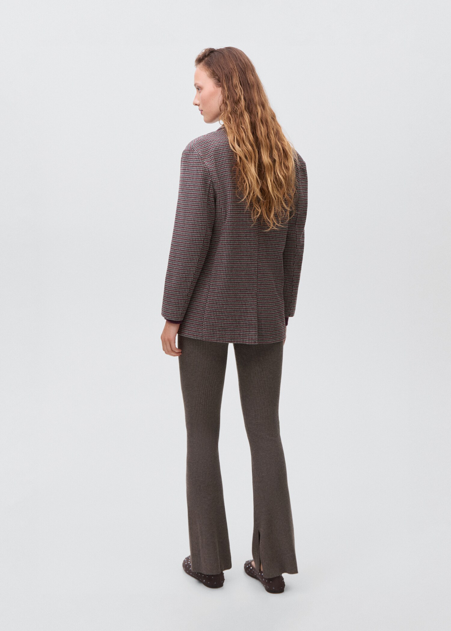 Tweed wool coat - Reverse of the article