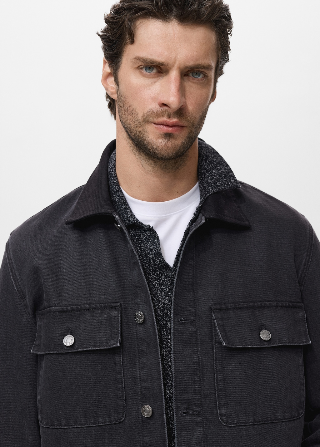 Denim jacket pockets