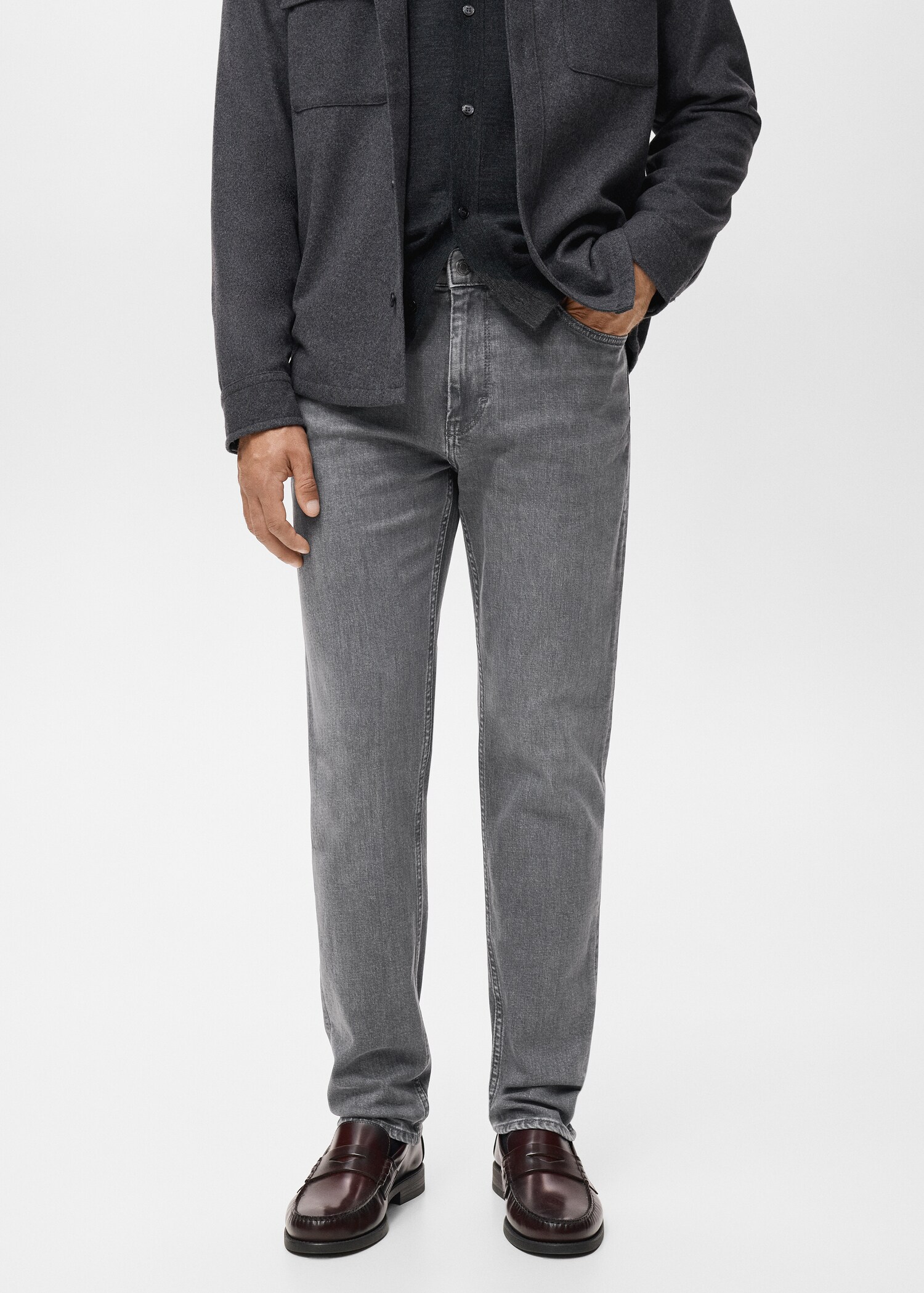 Jean Patrick slim fit Ultra Soft Touch - Plan moyen