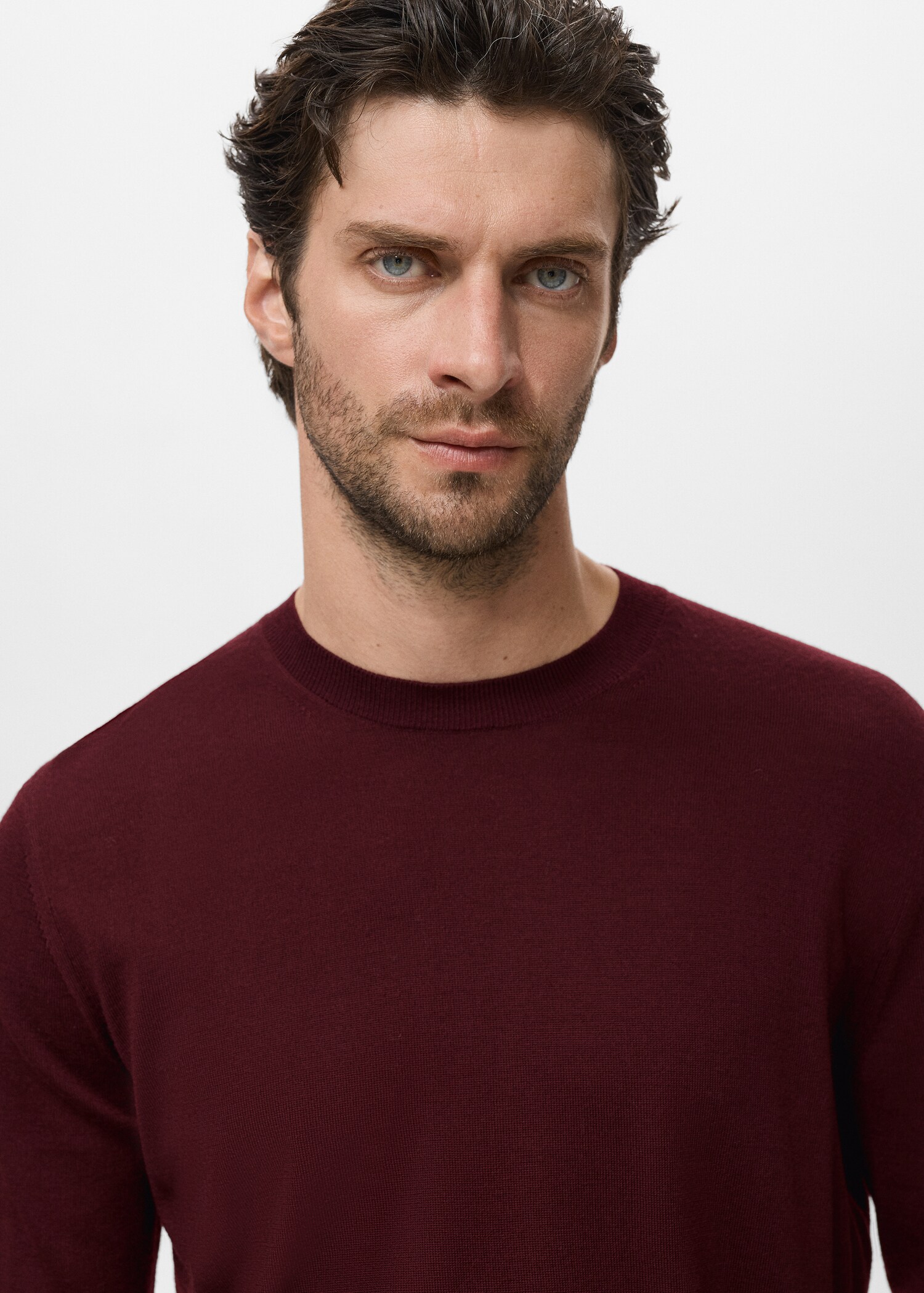 Pull-over 100 % laine col rond - Détail de l'article 1