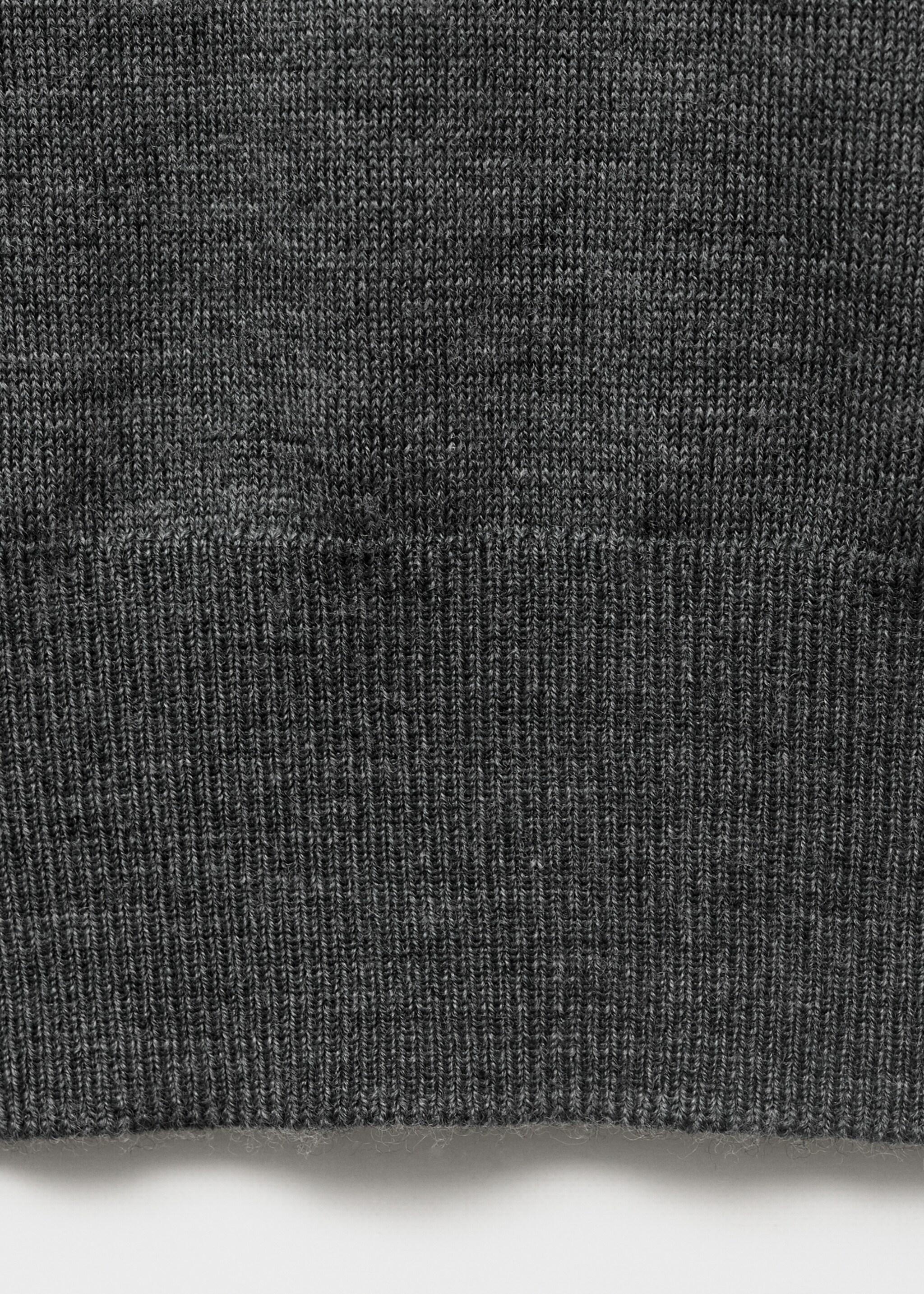 Jersey cuello redondo 100% lana merino - Detalle del artículo 0, Gris medio vigoré. Ref: 17075970-00.