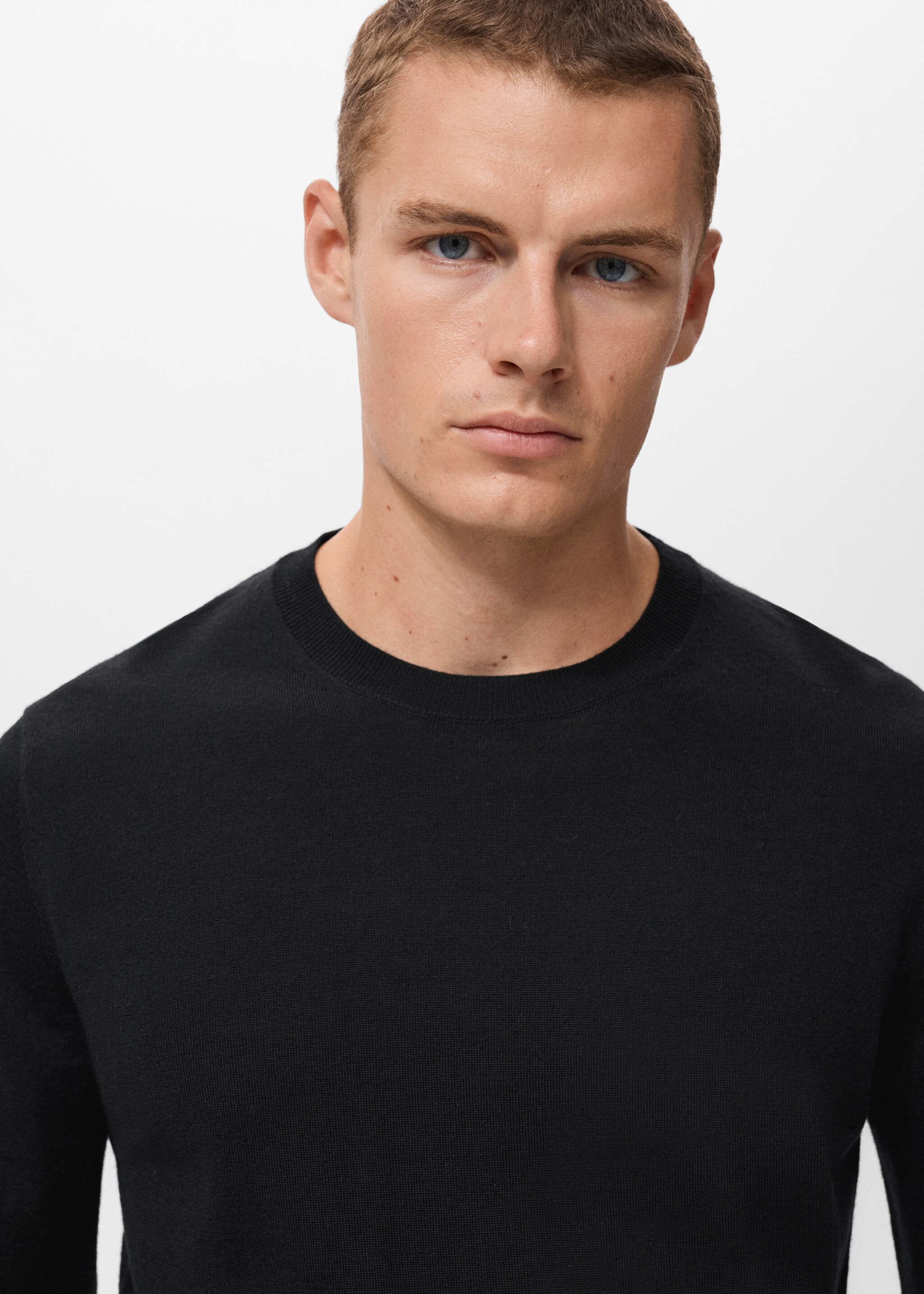 Pullover 100% lana collo stondato - Dettaglio dell'articolo 1