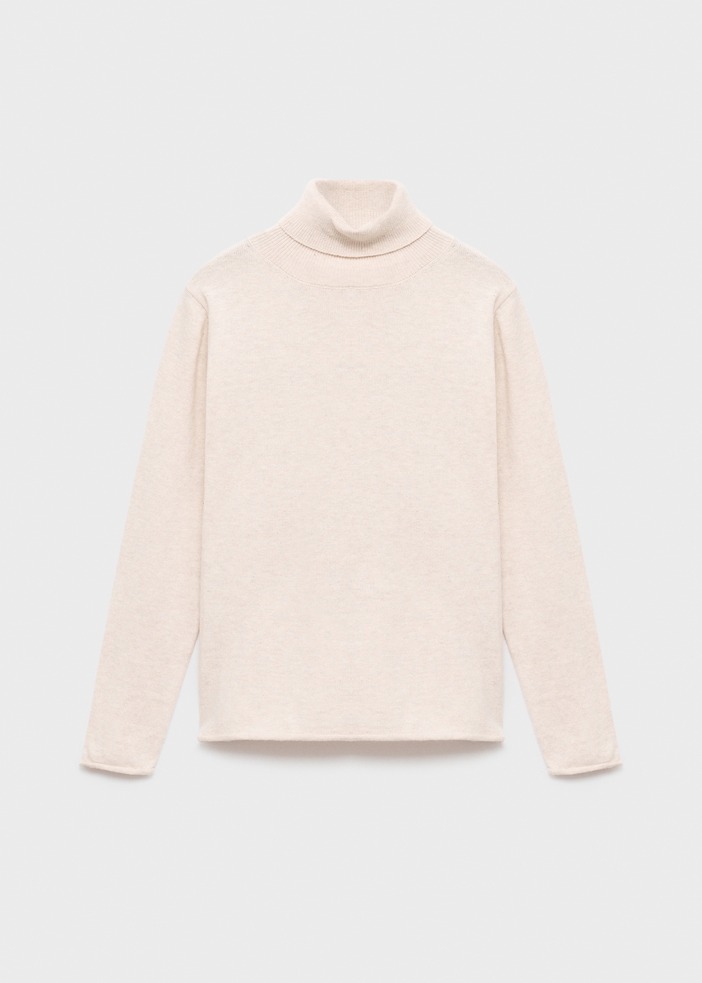 Turtleneck knit sweater