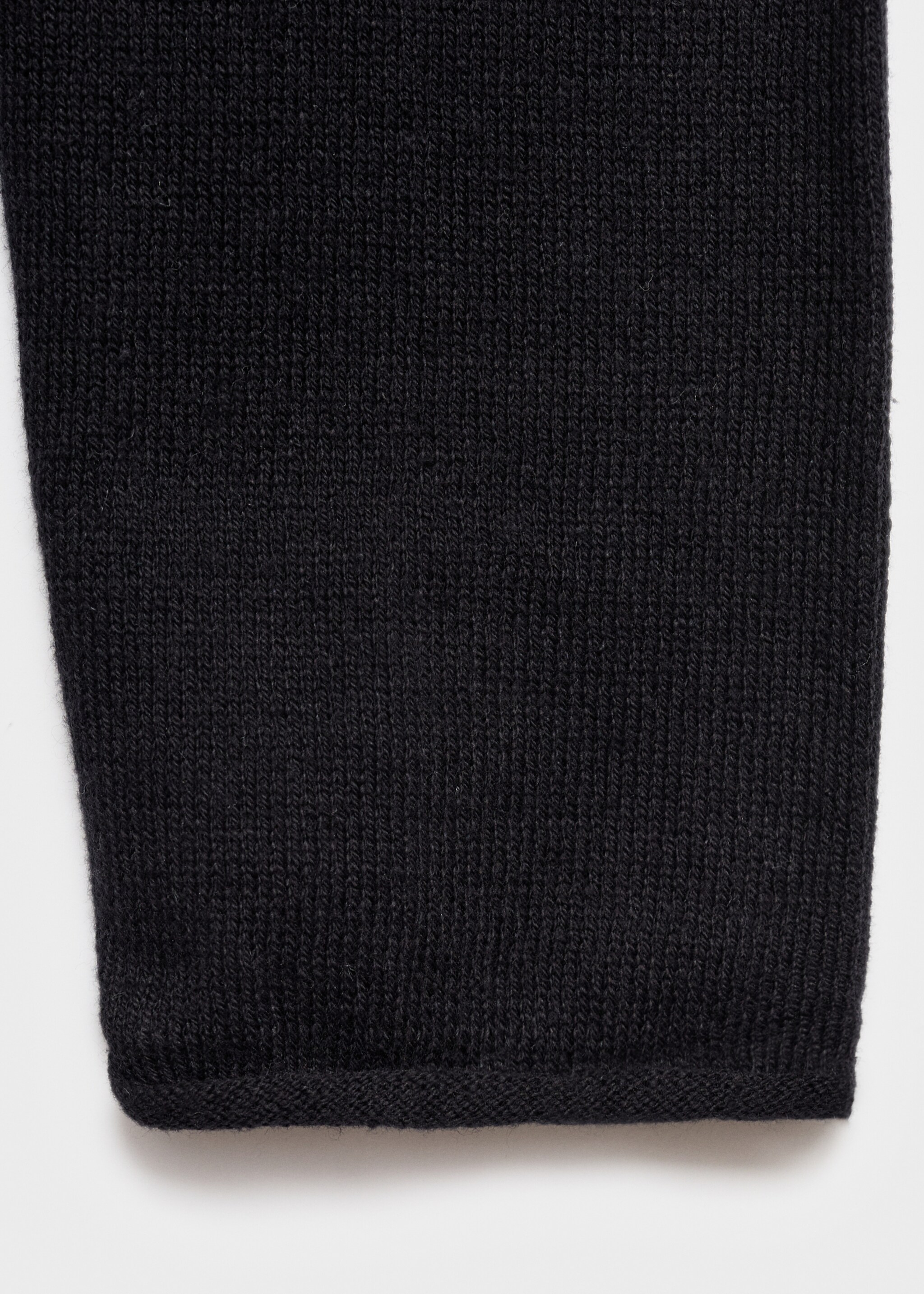 Jersey punto cuello alto - Detalle del artículo 0, Negro. Ref: 17075971-00.