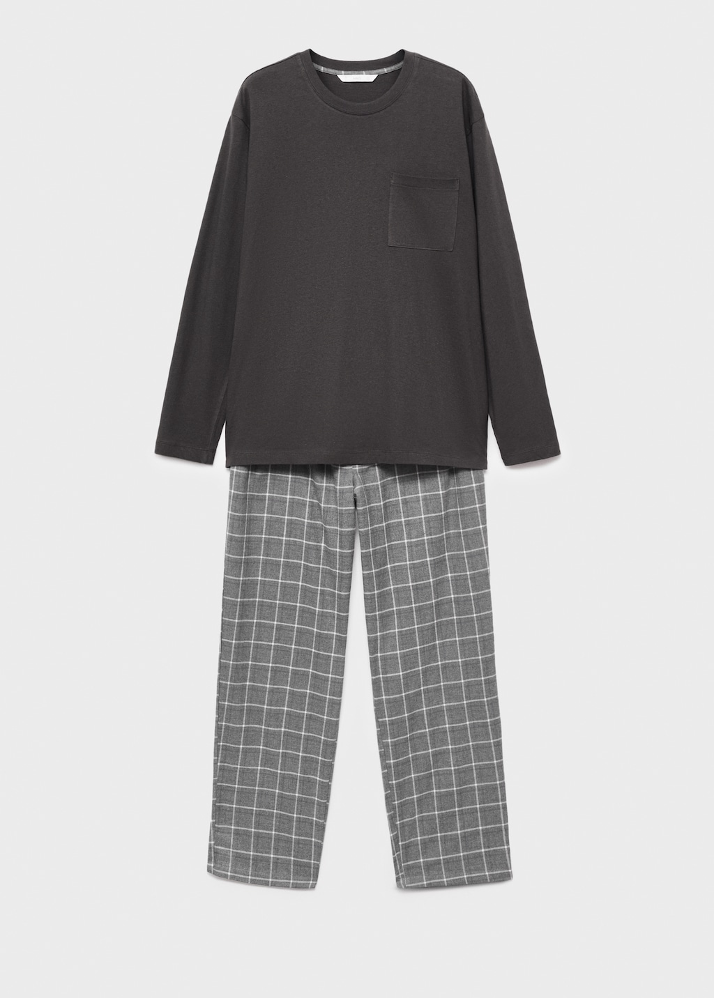 Check cotton pyjama pack