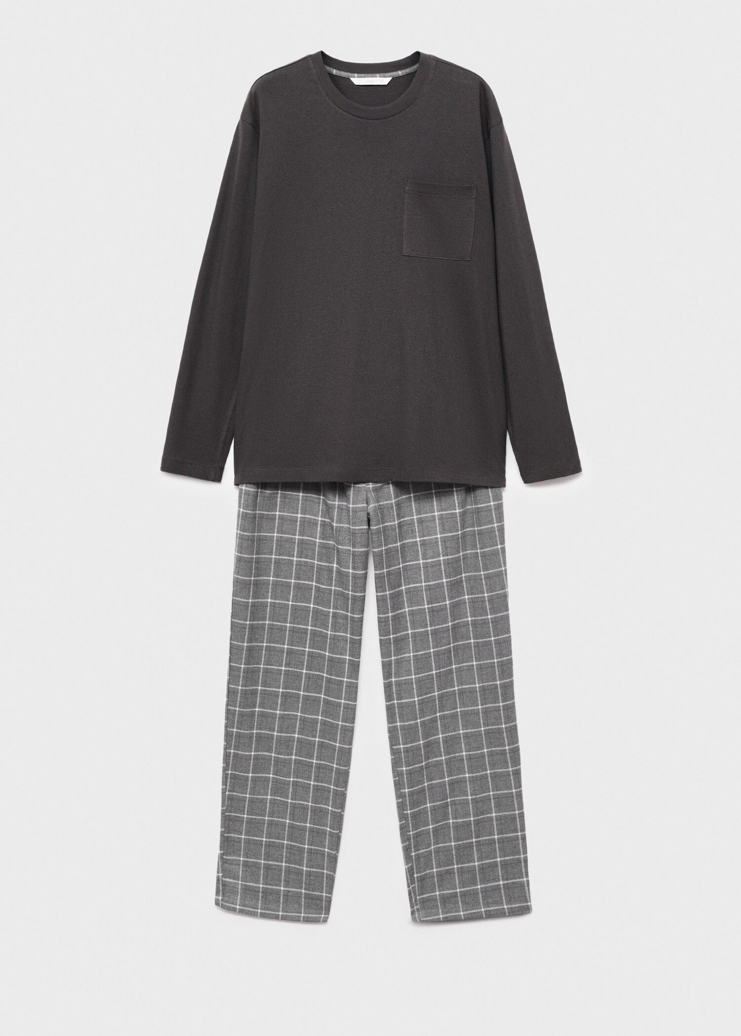 Check cotton pyjama pack - Article without model
