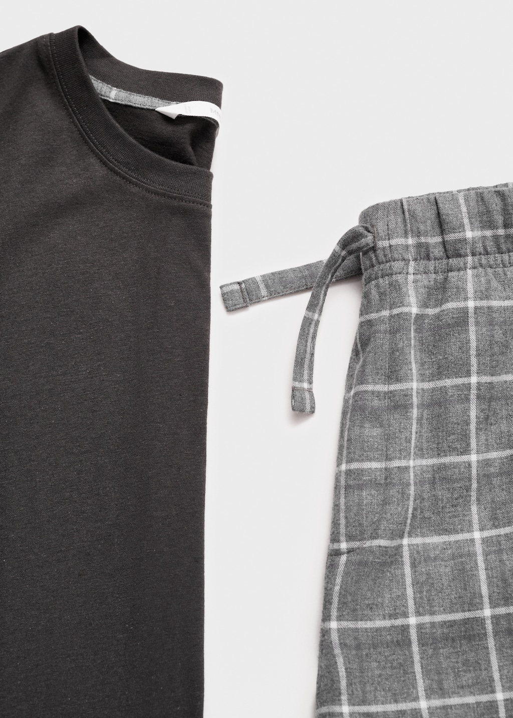 Check cotton pyjama pack