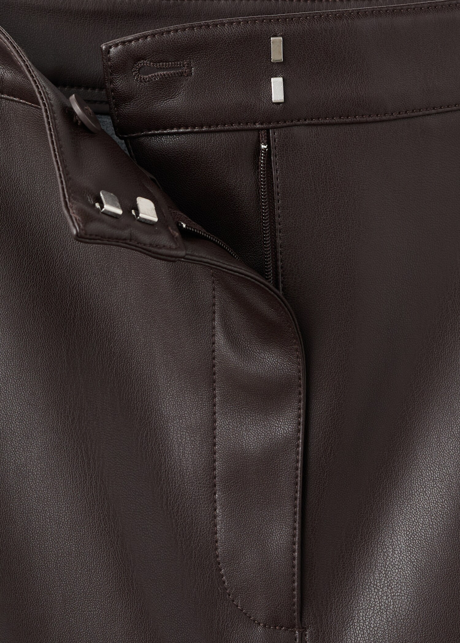 Leather-effect pencil skirt - Details of the article 8