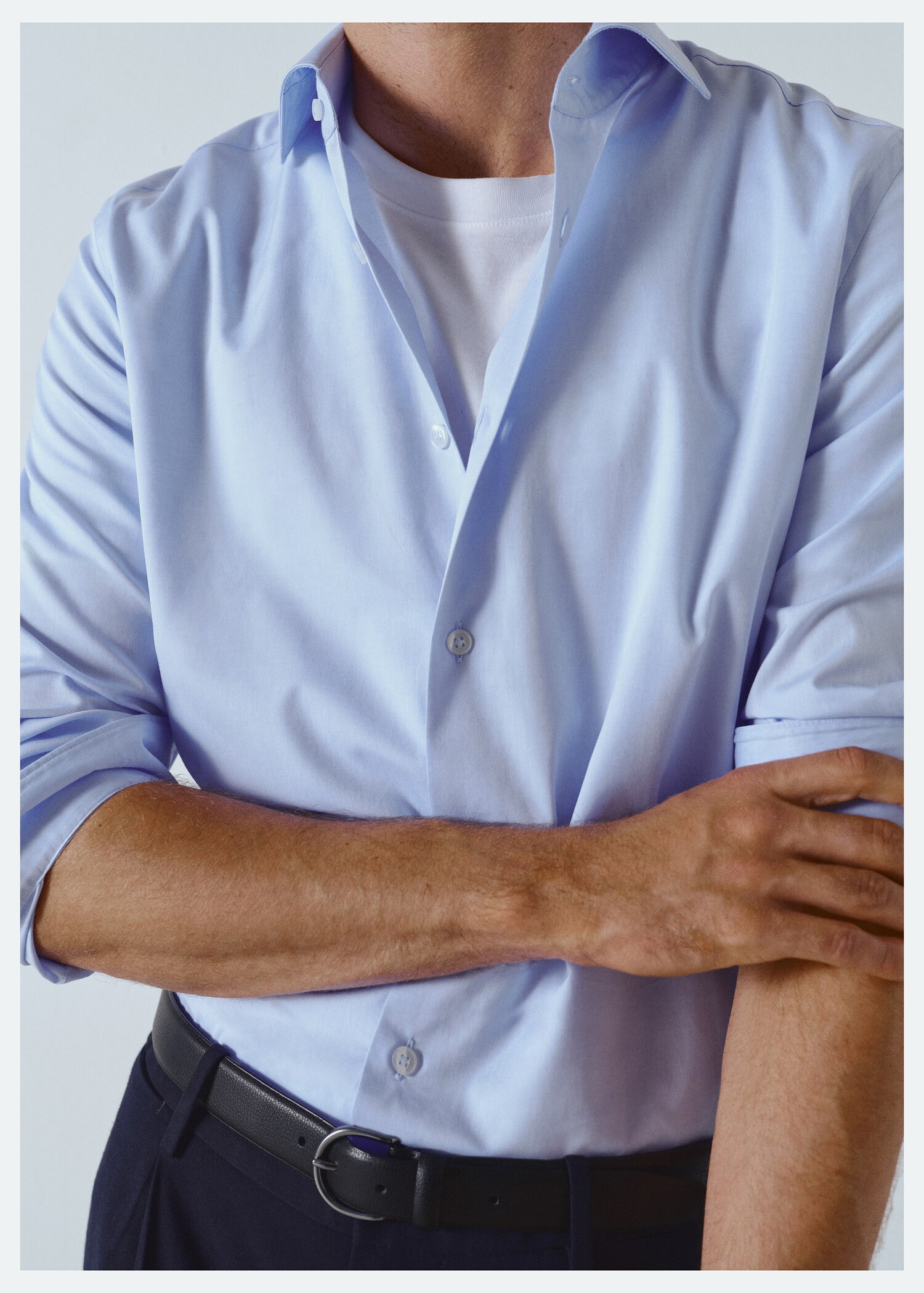 Camisa 100% cotó slim fit - Detall de l'article 3