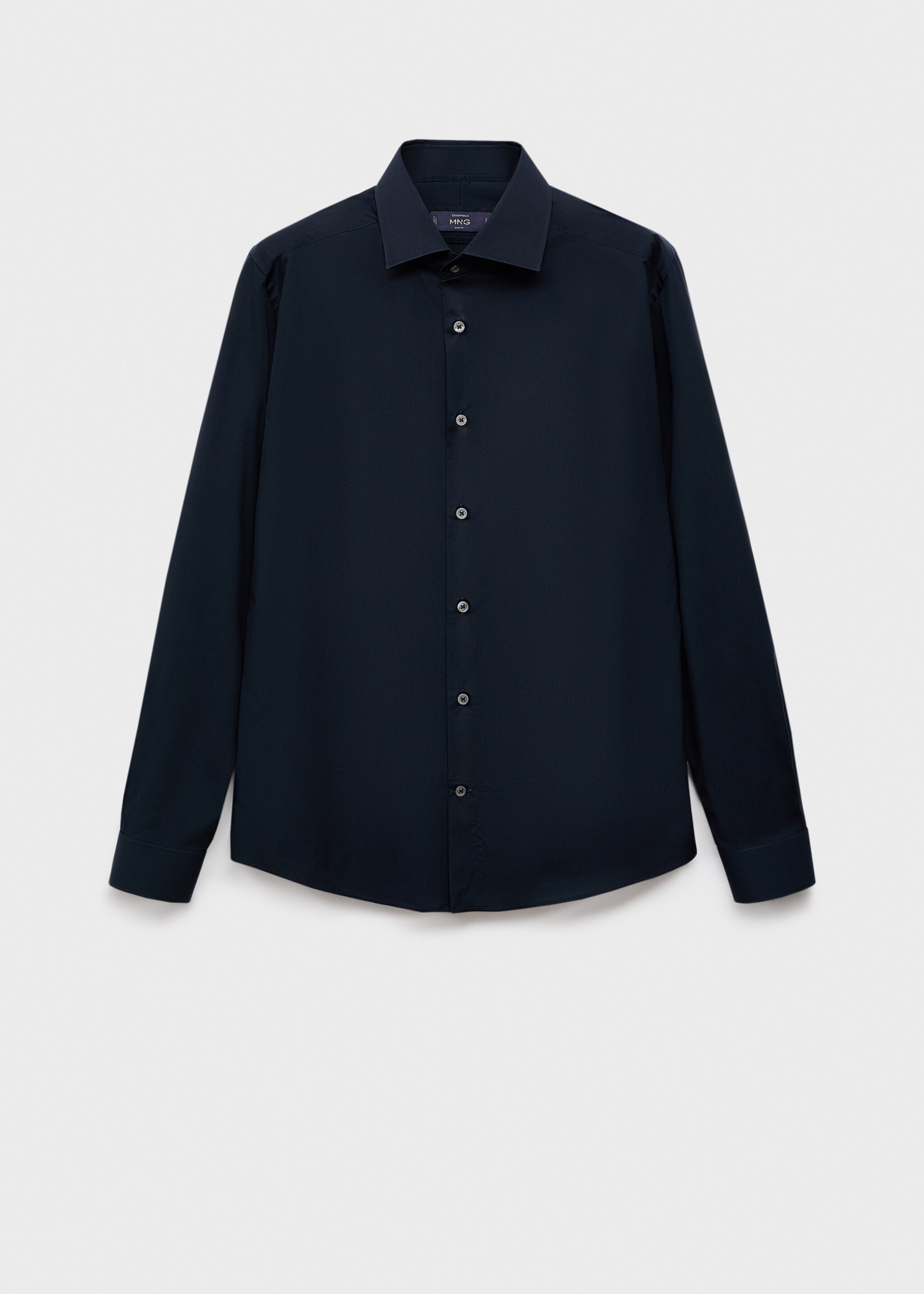 Camisa 100% algodón regular fit - Artículo sin modelo, Azul marino. Ref: 17075979-00.