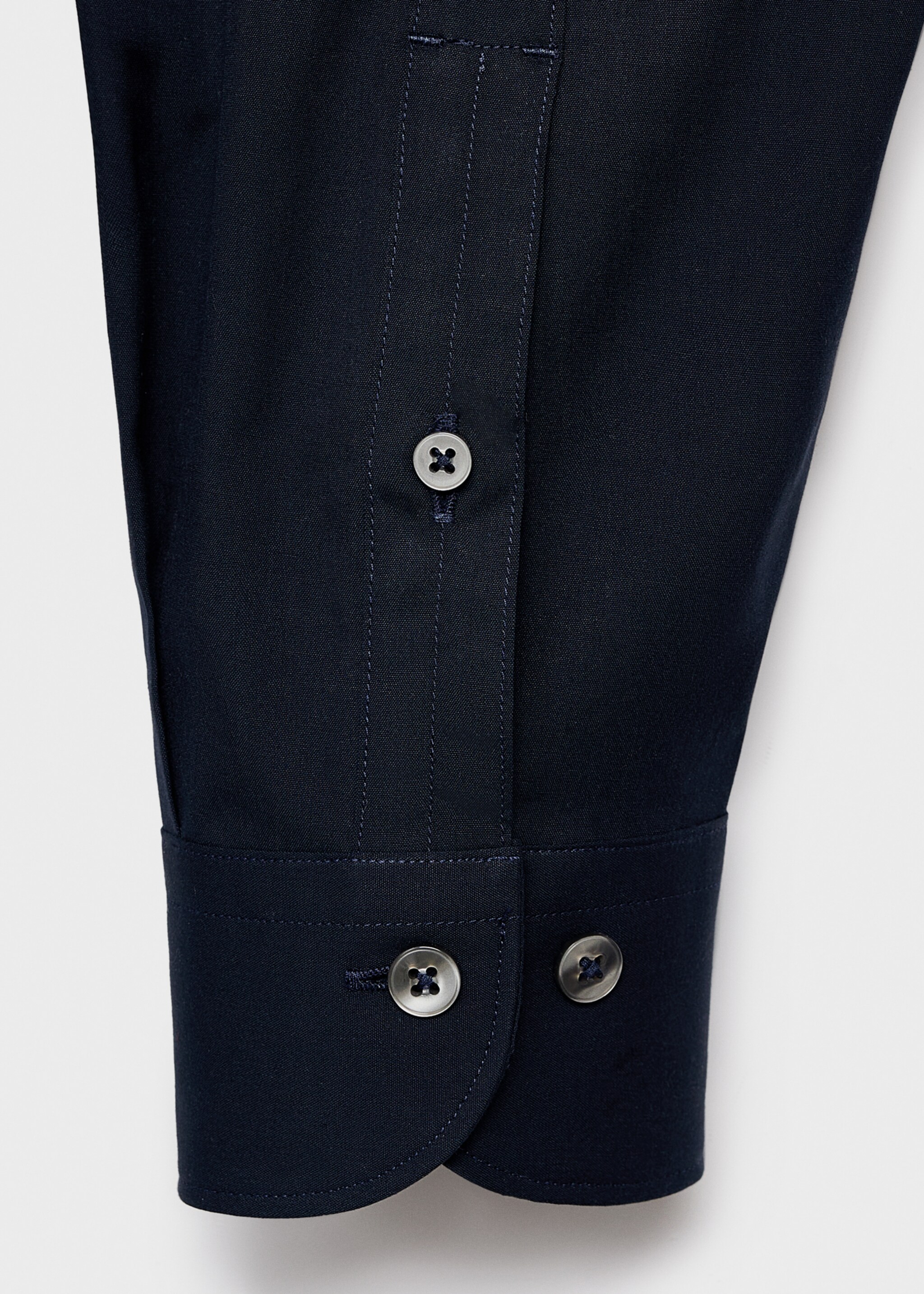 Camisa 100% algodón regular fit - Detalle del artículo 0, Azul marino. Ref: 17075979-00.